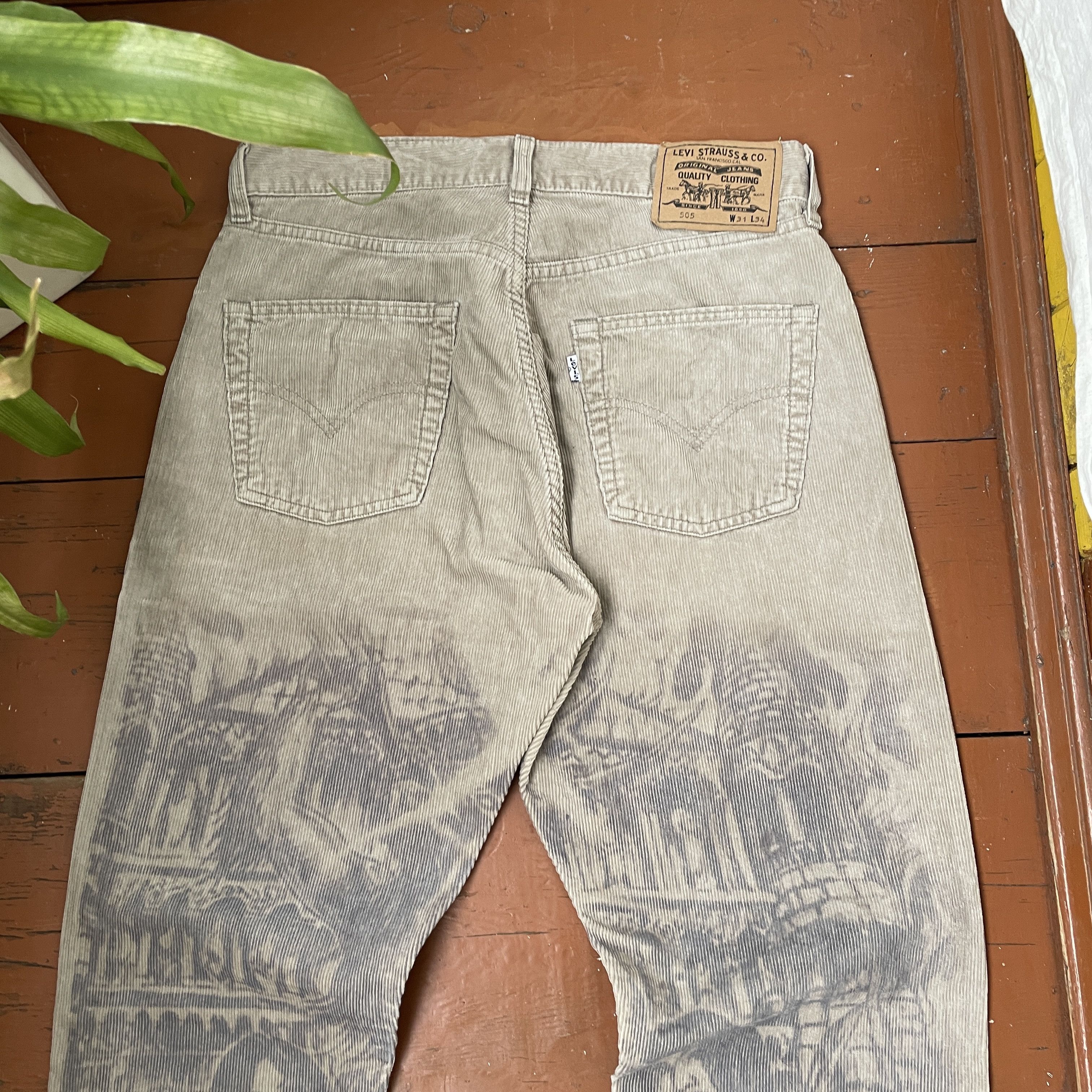 Levi's Custom Levi's Pants art faded y2k opium faded distressed Size US 31 - 7 Thumbnail