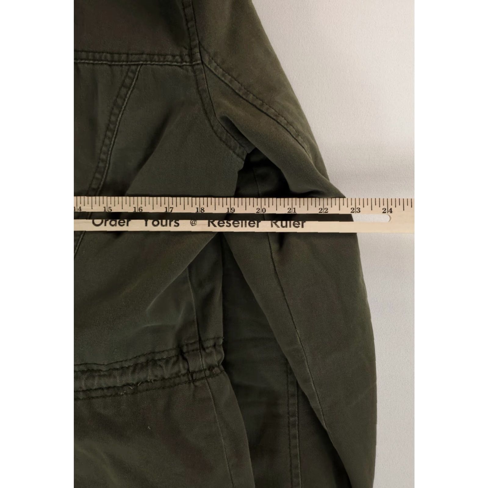 Abercrombie & Fitch Abercrombie & Fitch Military Jacket Sherpa Lined Green Hooded Womens L Jacket Size L / US 10 / IT 46 - 5 Thumbnail