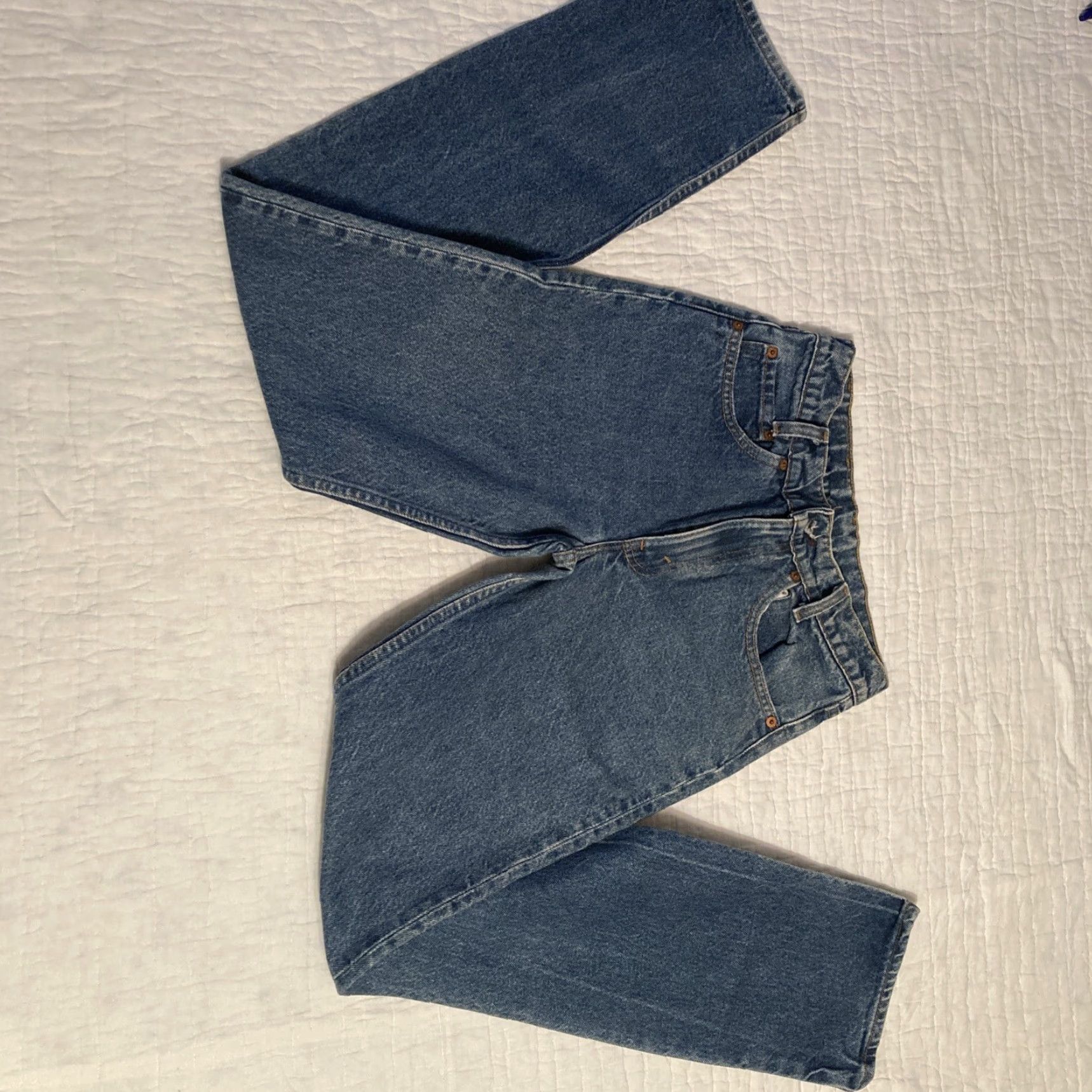 Levi's VINTAGE Levi's Student 706-0217 Jeans 28W 34L Straight Blue 80s Mens Incredible Cond Size US 28 / EU 44 - 7 Thumbnail