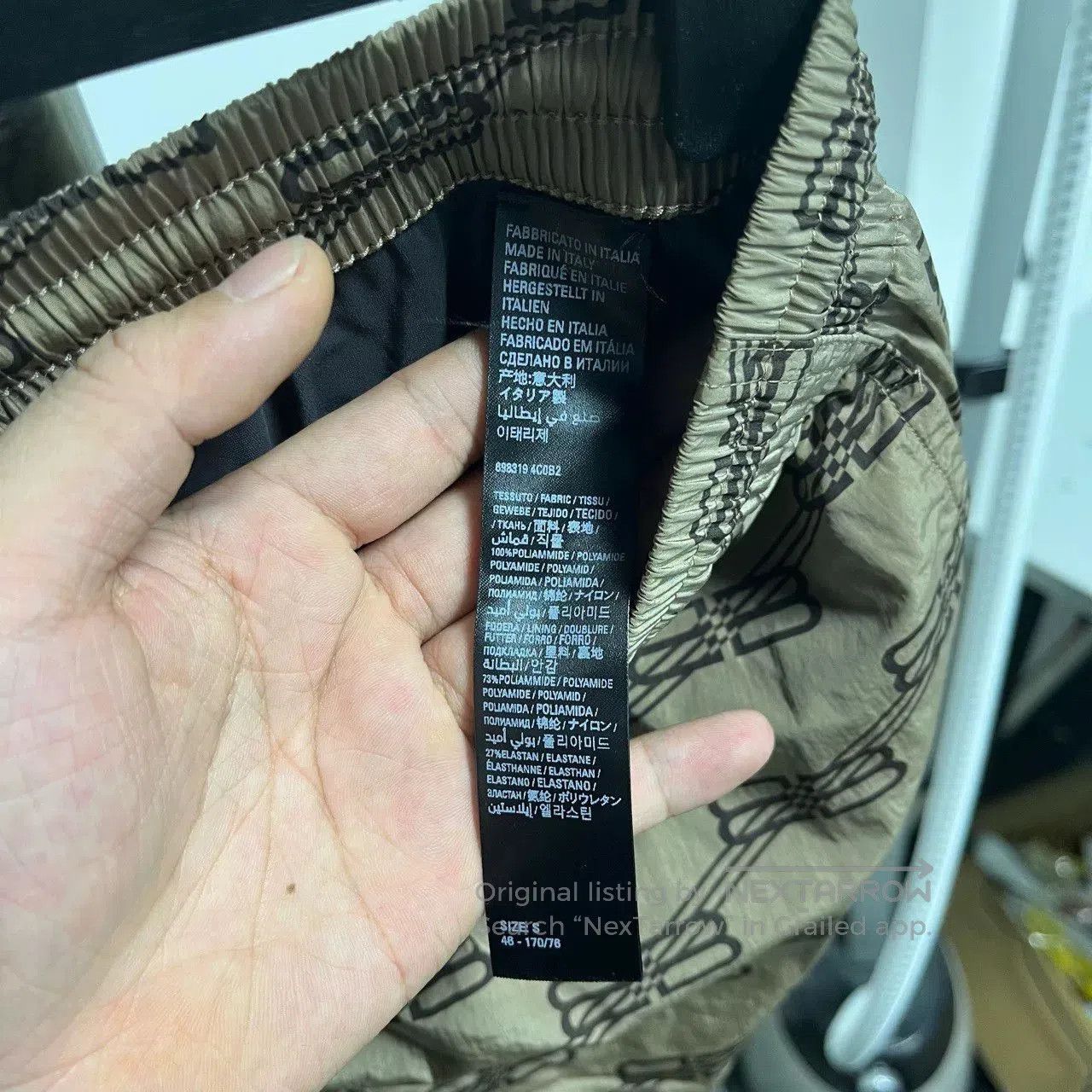 Balenciaga Balenciaga BB Monogram Print Shorts. Size US 35 - 4 Thumbnail