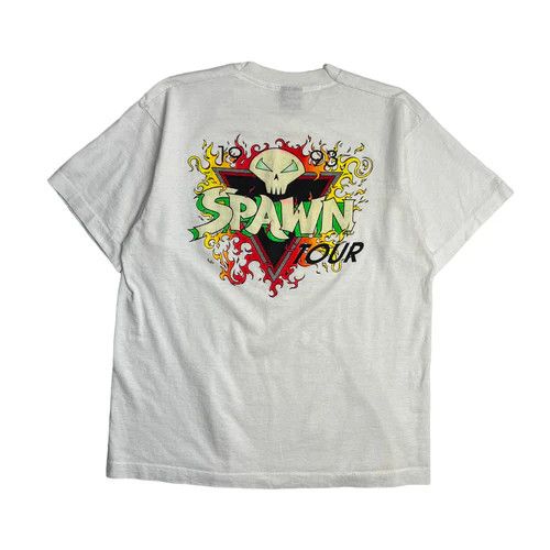 image of 1993 Spawn Tour Tee-Shirt in White, Men's (Size Medium)