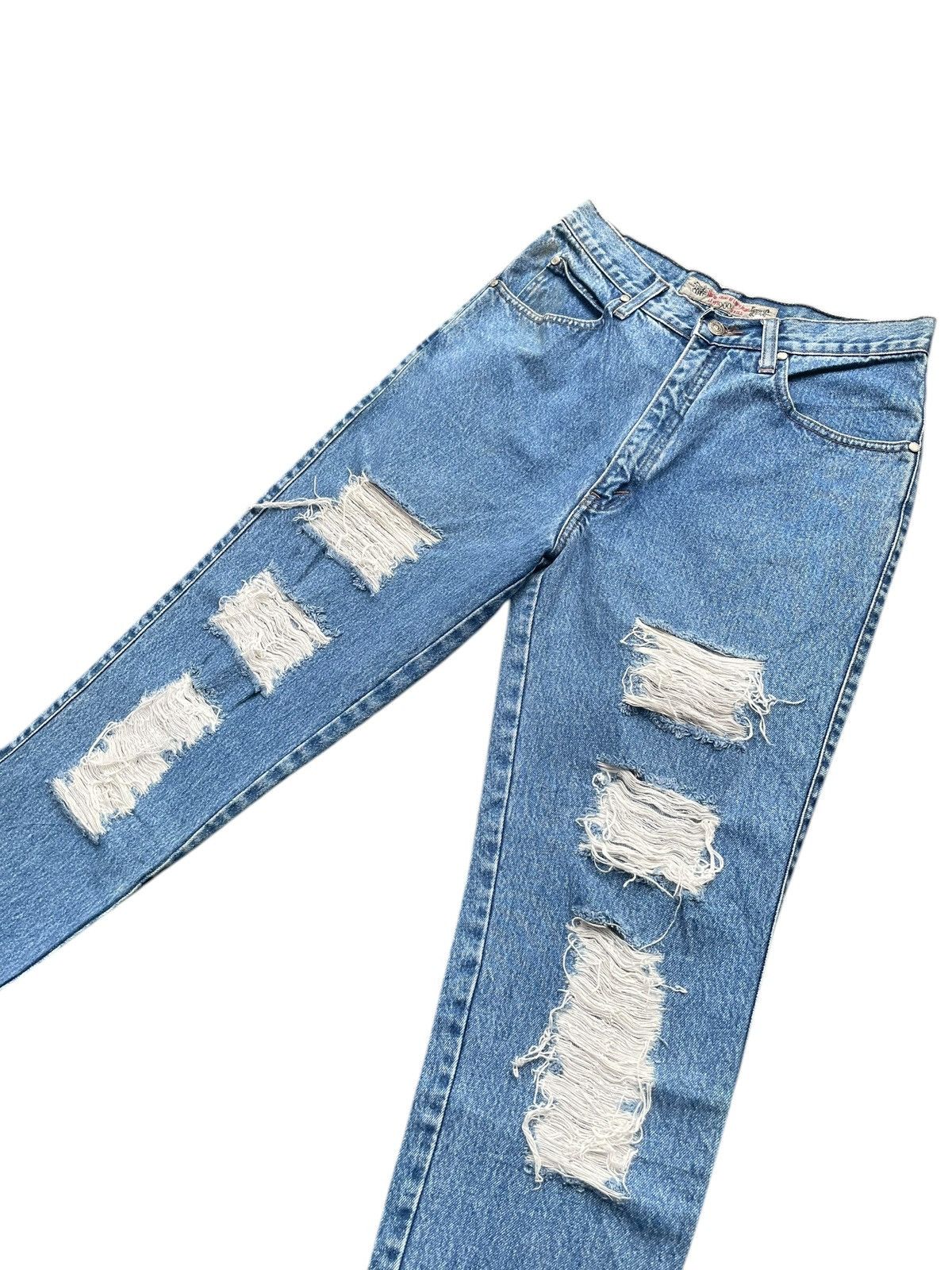 Levi's Vintage 1993 Levis 901 Silver Tab Distresed Size 30" / US 8 / IT 44 - 2 Thumbnail