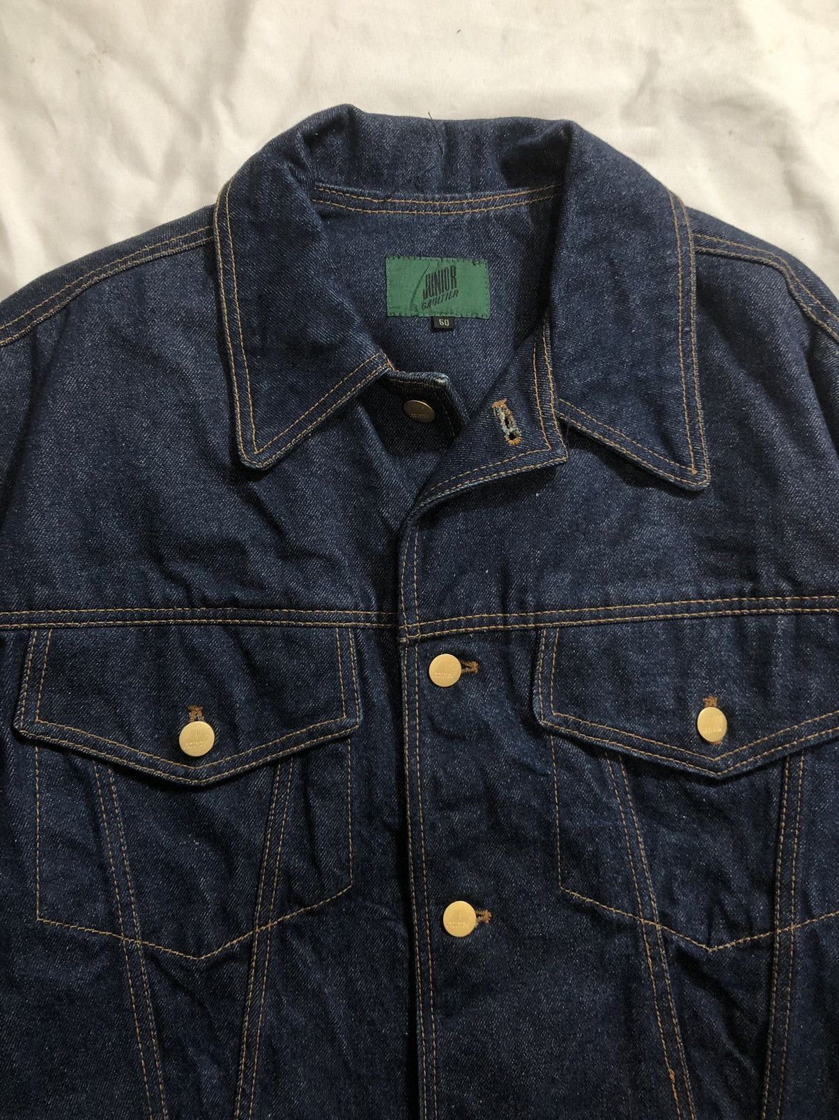 Japanese Brand × Jean Paul Gaultier × Number (N)ine Jean Paul Gaultier Strapdown Blue denim Jacket Size US L / EU 52-54 / 3 - 5 Thumbnail