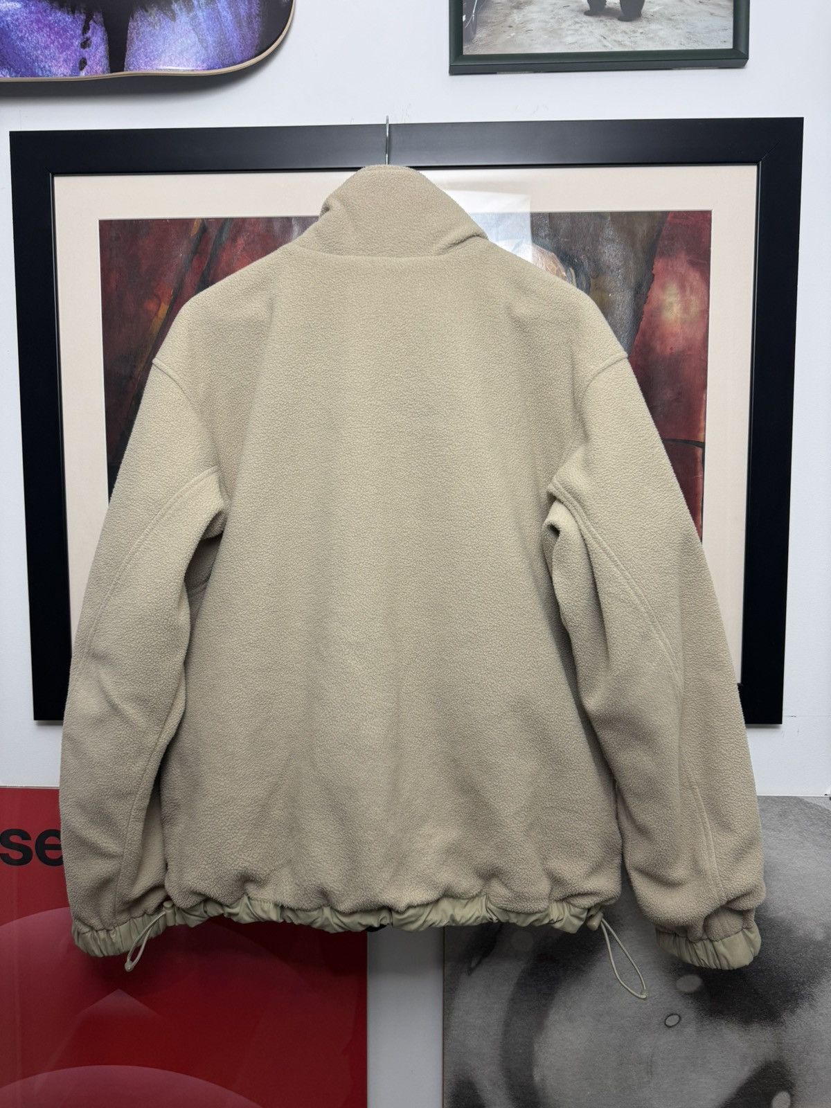 Nike Vintage Y2k Nike ACG Reversible Fleece Jacket Beige Navy Size US M / EU 48-50 / 2 - 4 Thumbnail