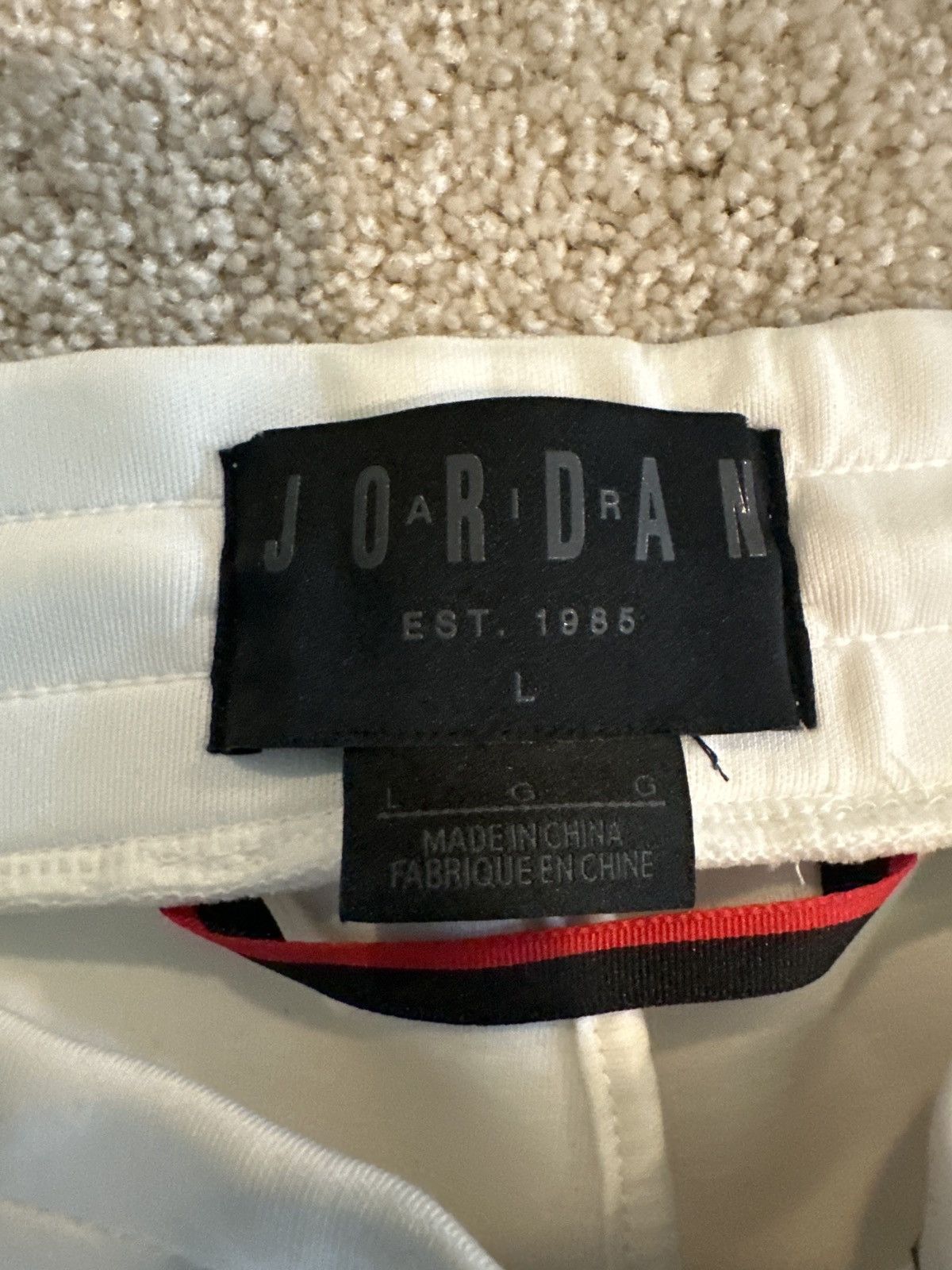 Jordan Brand Air Jordan White Sweatpants Size US 36 / EU 52 - 3 Thumbnail