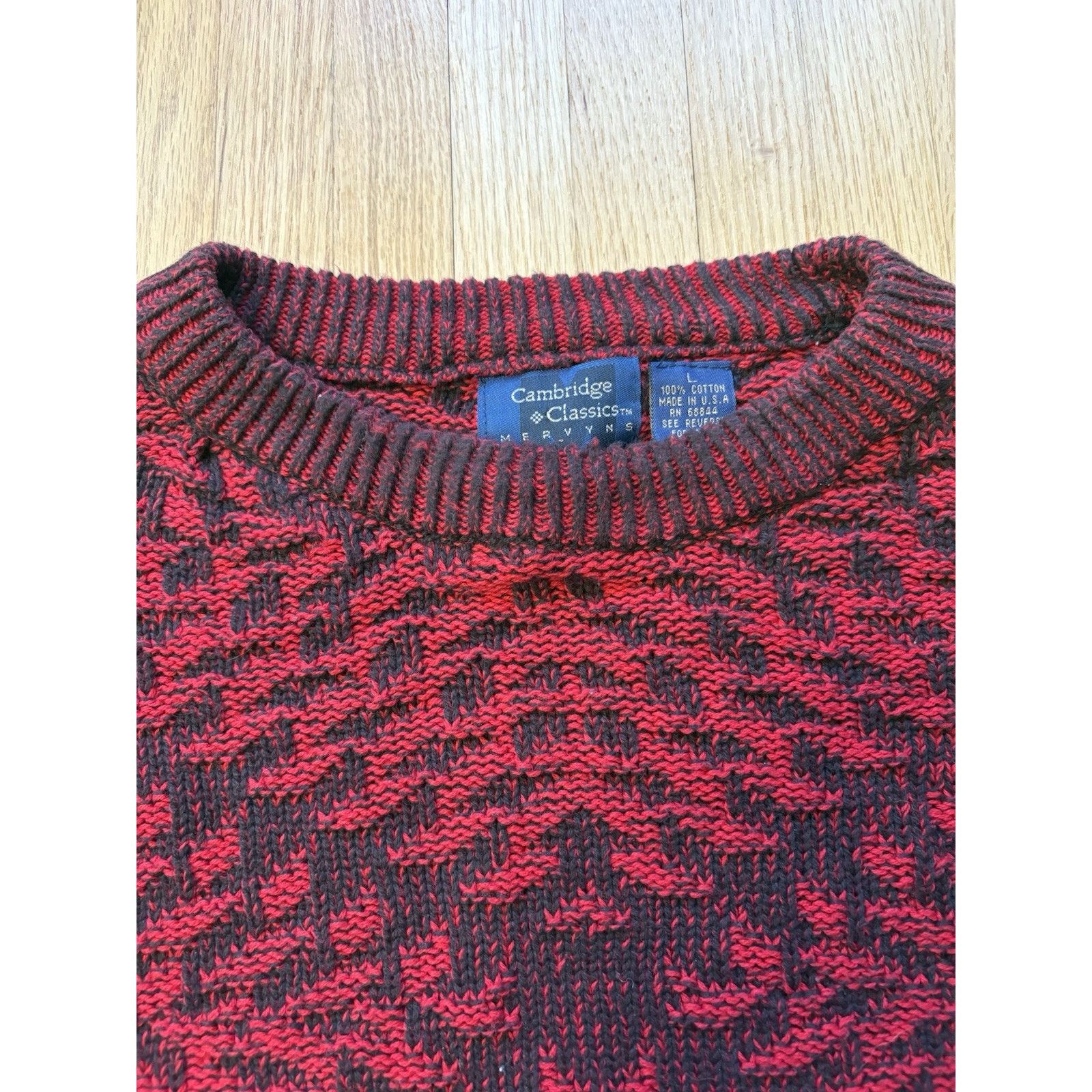 Cambridge Satchel Company Vintage Sweater Mens Large Nordic 90s Cambridge Mervyns Size US L / EU 52-54 / 3 - 5 Thumbnail