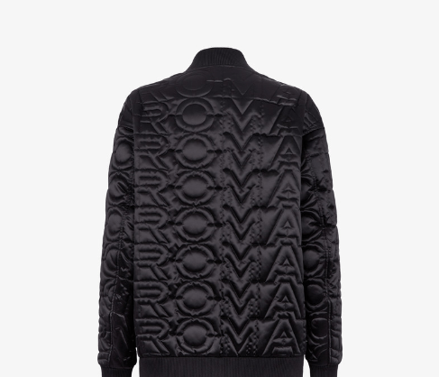 Fendi o1loc1c0824 Bomber Jacket in Black Size M / US 6-8 / IT 42-44 - 2 Thumbnail