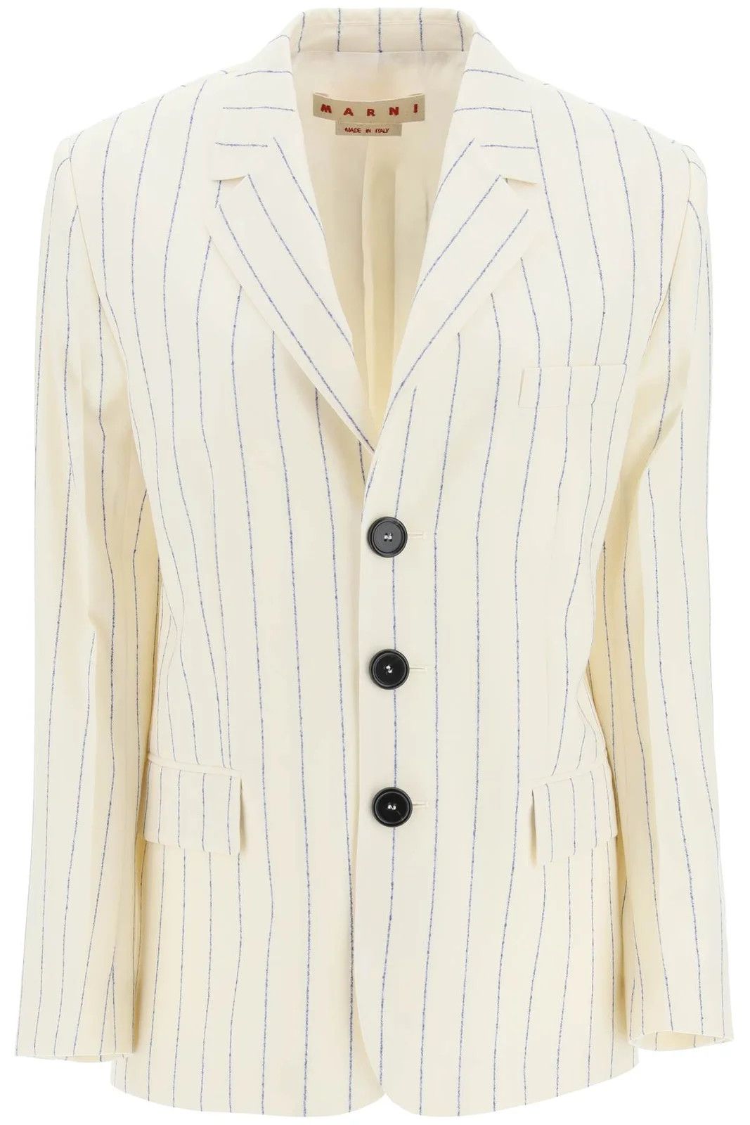 Marni o1y1025 Blazer in Ivory Size M / US 6-8 / IT 42-44 - 1 Thumbnail