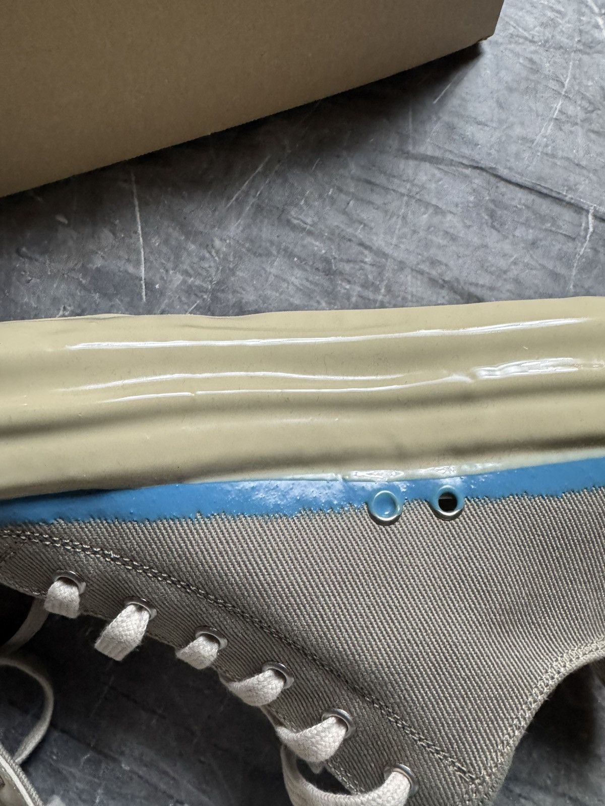 Rick Owens Drkshdw Rick Owens Concordians Sneaks Low Dirty Pearl Light Blue Size US 9.5 / EU 42-43 - 6 Thumbnail
