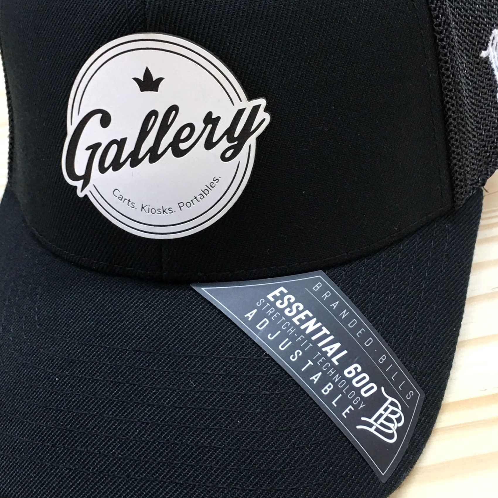 Logo 7 Branded Bills Trucker Hat Mens Black OS Curved Brim Embroidered Logo Gallery Size ONE SIZE - 4 Thumbnail