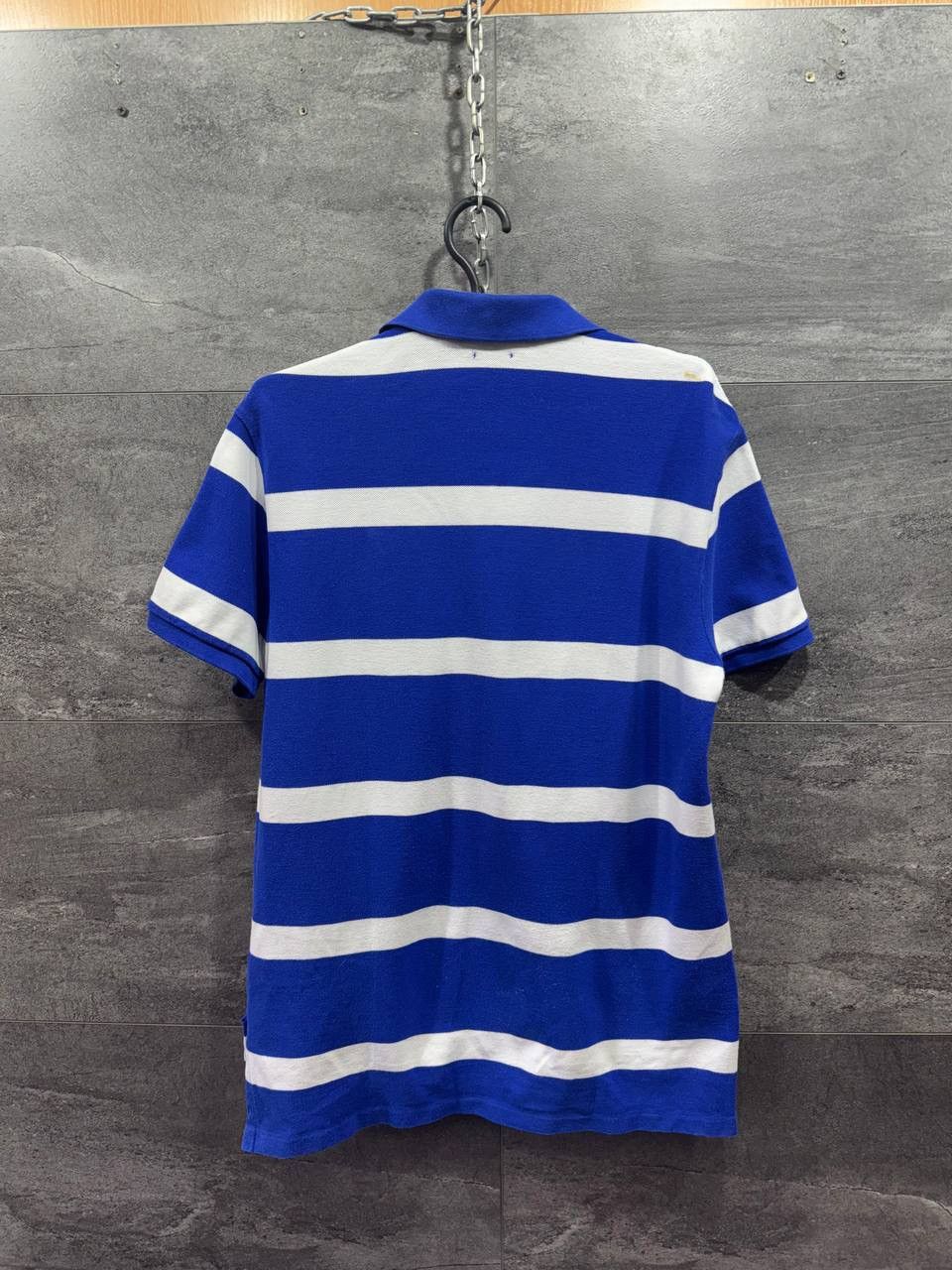 Ralph Lauren Polo Ralph Lauren Navy Blue White Striped Custom Fit Polo Size US M / EU 48-50 / 2 - 12 Thumbnail