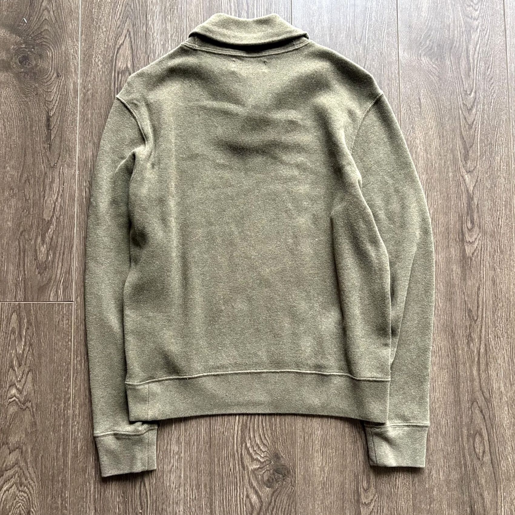 Polo Ralph Lauren Polo by Ralph Lauren Shawl Collar Sweater Mens Small Green Knit Cotton Pullover Size US S / EU 44-46 / 1 - 6 Thumbnail