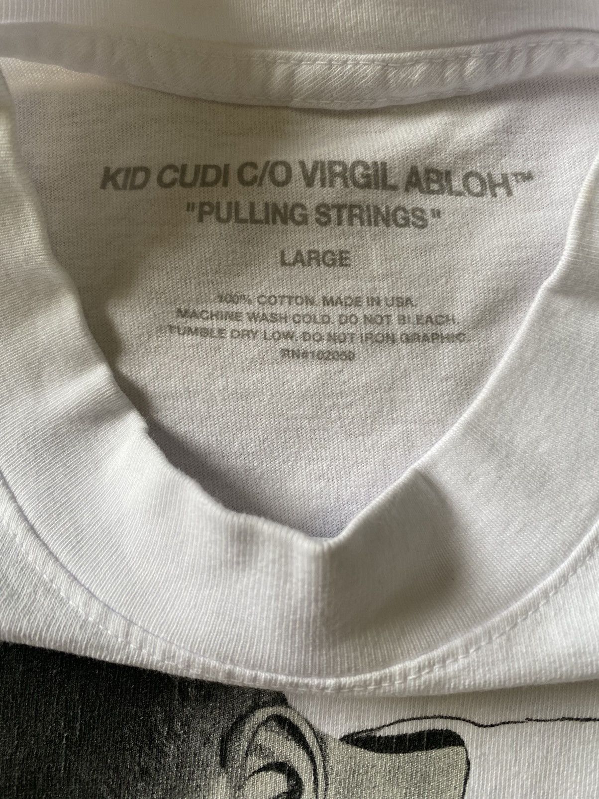 Virgil Abloh Kid Cudi Virgil Abloh Pulling Strings T-Shirt Size US L / EU 52-54 / 3 - 5 Thumbnail
