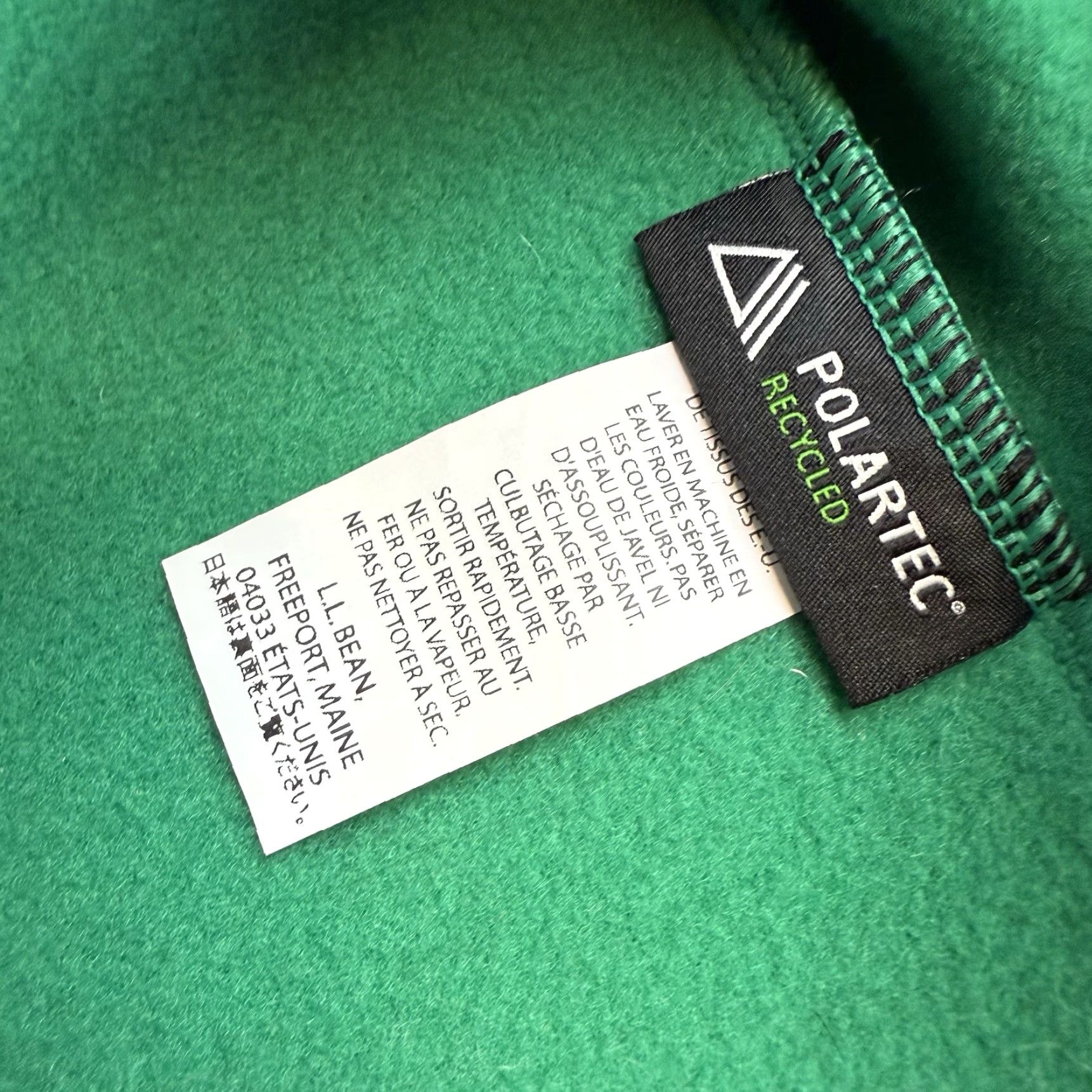 Vintage LL Bean Fleece Vest Mens XS Green Full Zip Polartec Hiking Mock Neck Vest Size US S / EU 44-46 / 1 - 6 Thumbnail