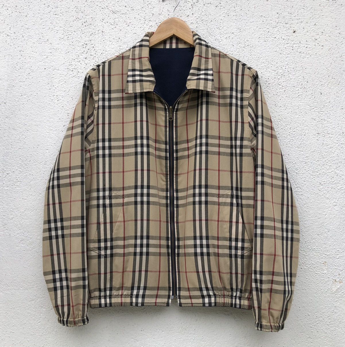 Burberry Vintage Burberrys Checked Reversible Bomber Jacket Size US M / EU 48-50 / 2 - 1 Thumbnail