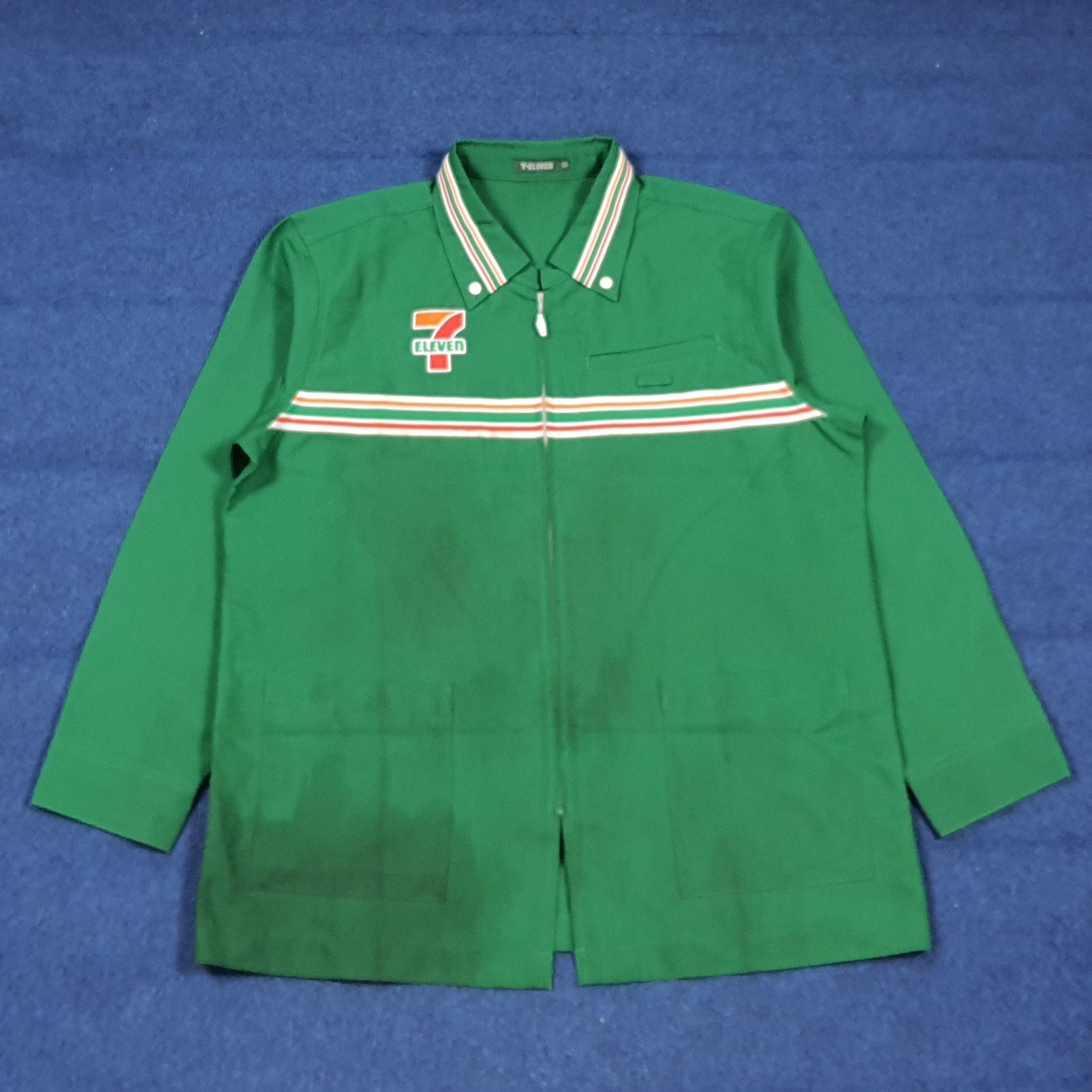 Japanese Brand Vintage 7 Eleven Japan Staff Uniform Jacket C285N7 Size M / US 6-8 / IT 42-44 - 1 Thumbnail