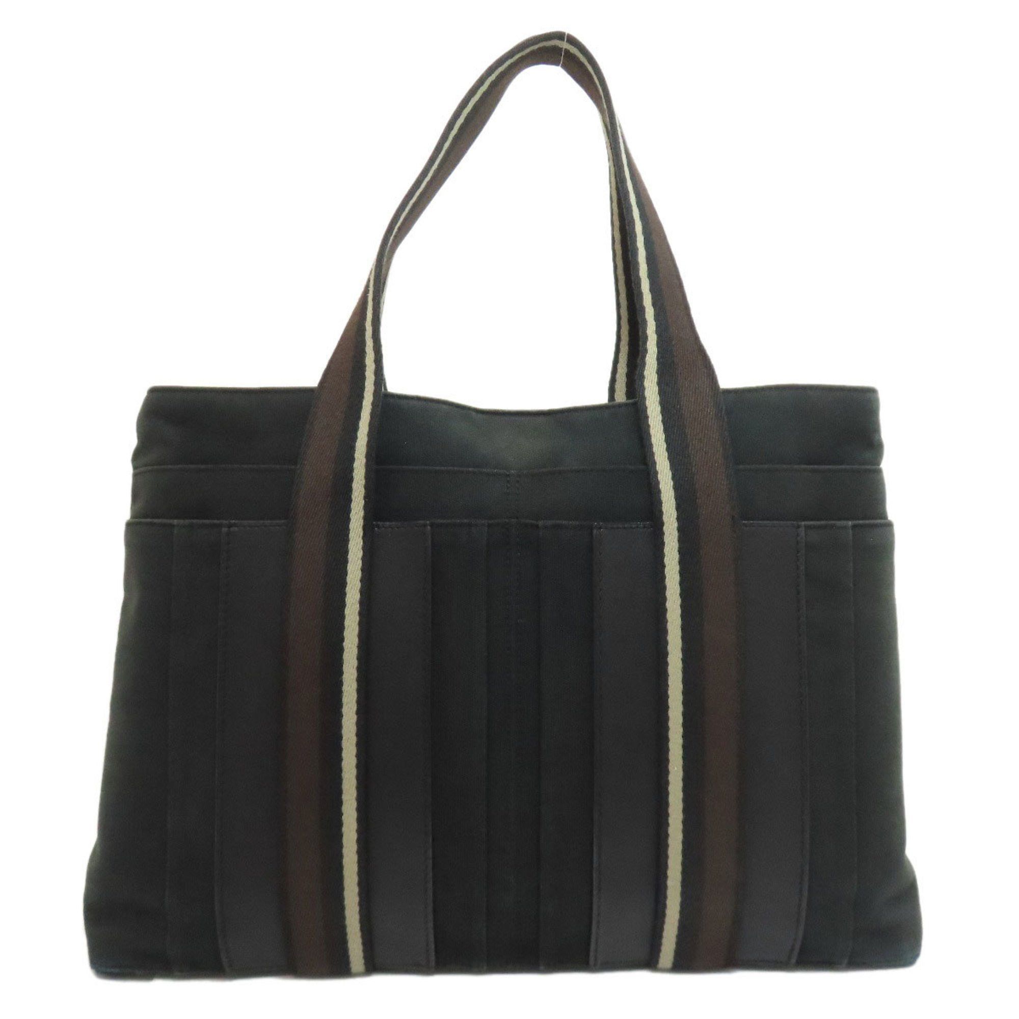 Hermes Troca Horizontal Mm Tote Bag Canvas Women's Hermes in Black