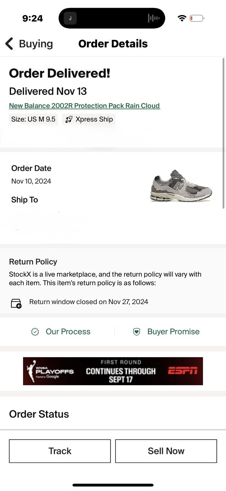 New Balance New Balance 2002r- Rain Cloud 9.5m Size US 9.5 / EU 42-43 - 2 Thumbnail