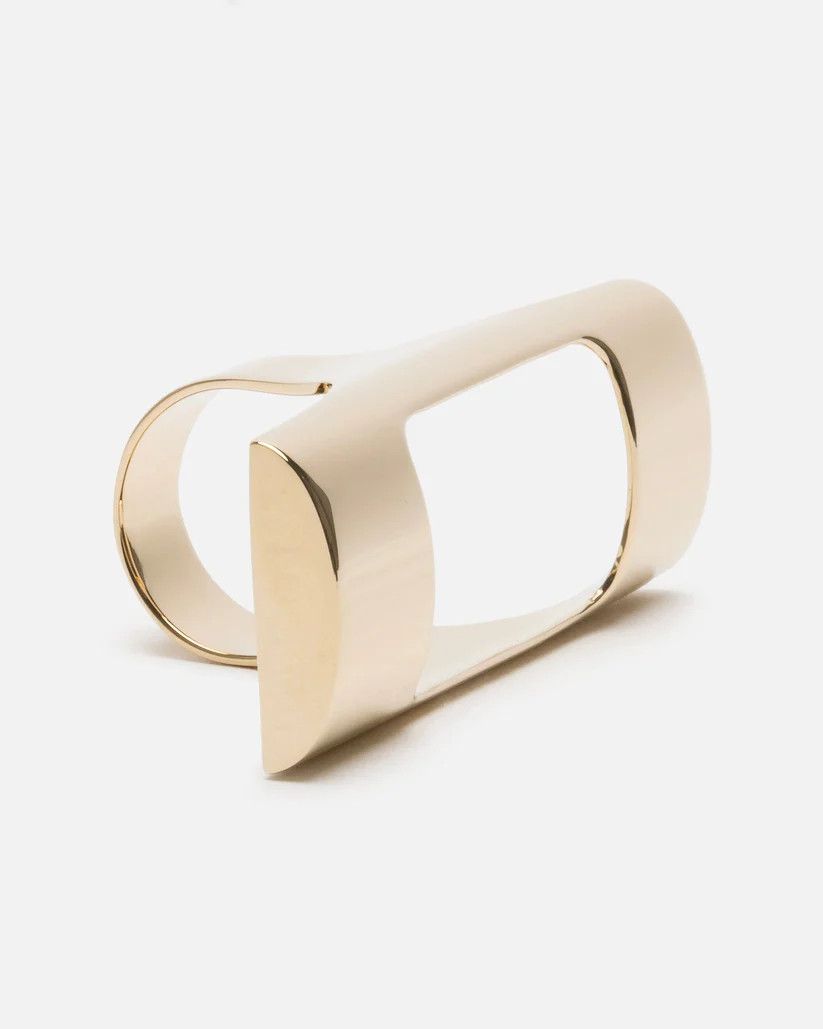Vetements o1s1v1r1oon0925 Size: Large/ Lighter Holder Ring in Golden Size ONE SIZE - 3 Thumbnail