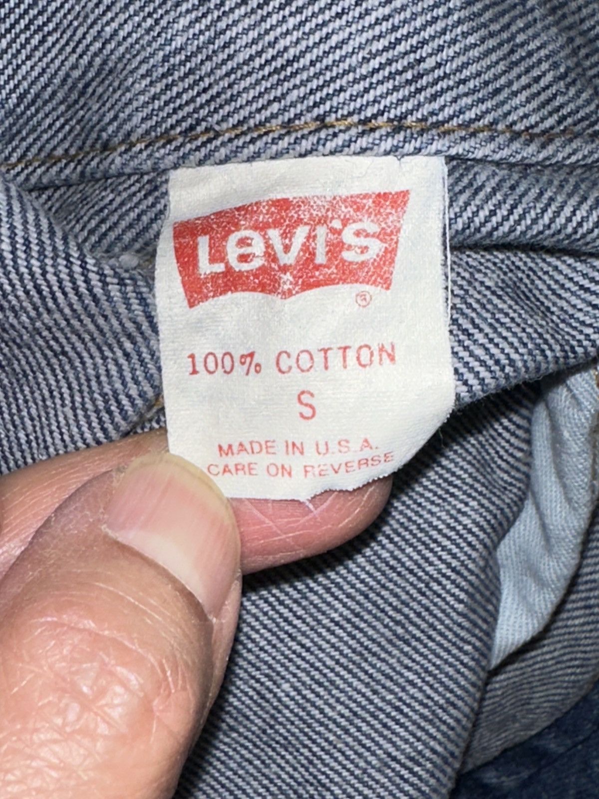 Levi's Vintage Clothing Vtg 90s Levi's Dark Wash Denim Trucker Jacket 70507 0218 Size US S / EU 44-46 / 1 - 5 Thumbnail