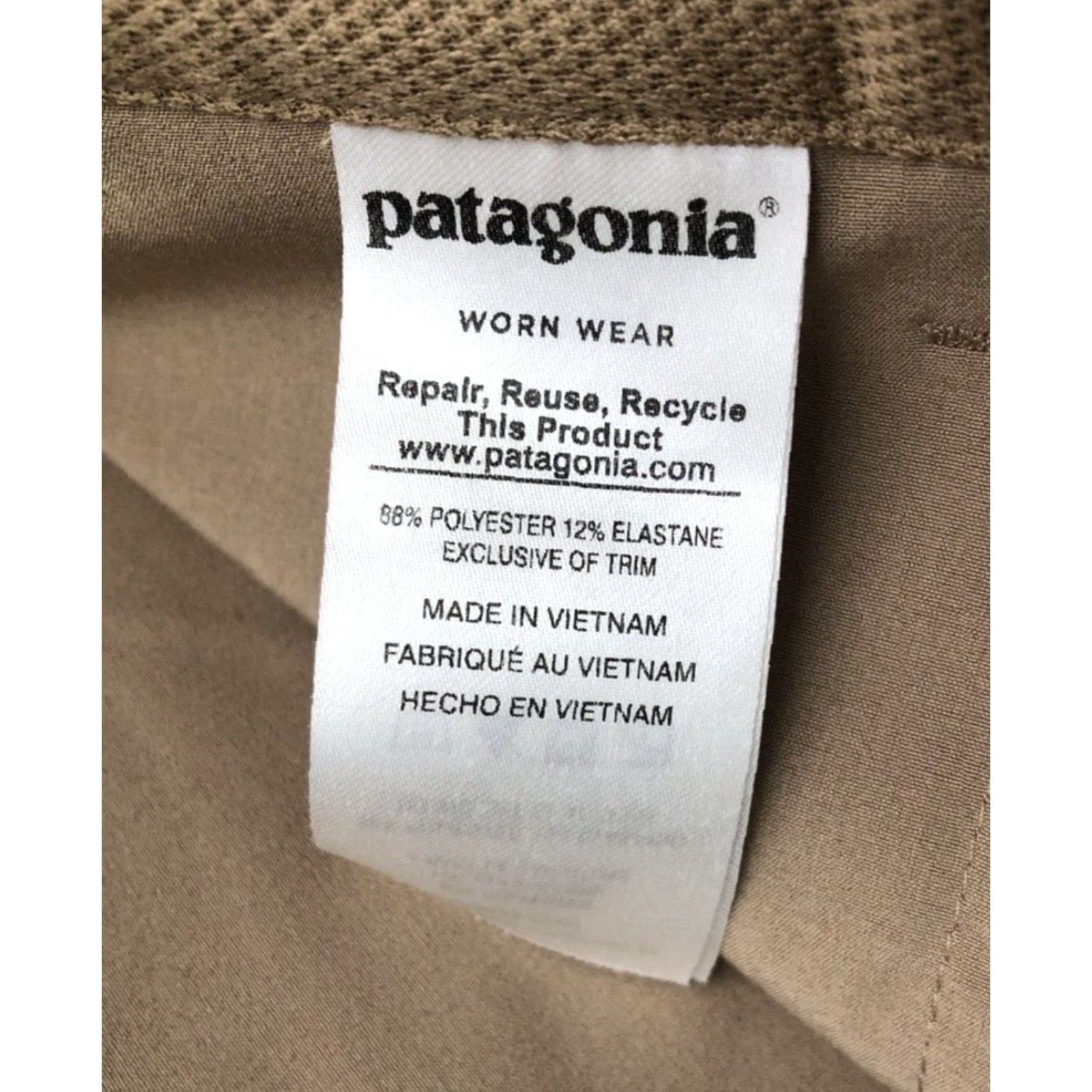 Patagonia Patagonia Shorts Womens Size 6 Beige Tan Polyester Elastane RN51884 Polo? Size 28" / US 6 / IT 42 - 6 Thumbnail