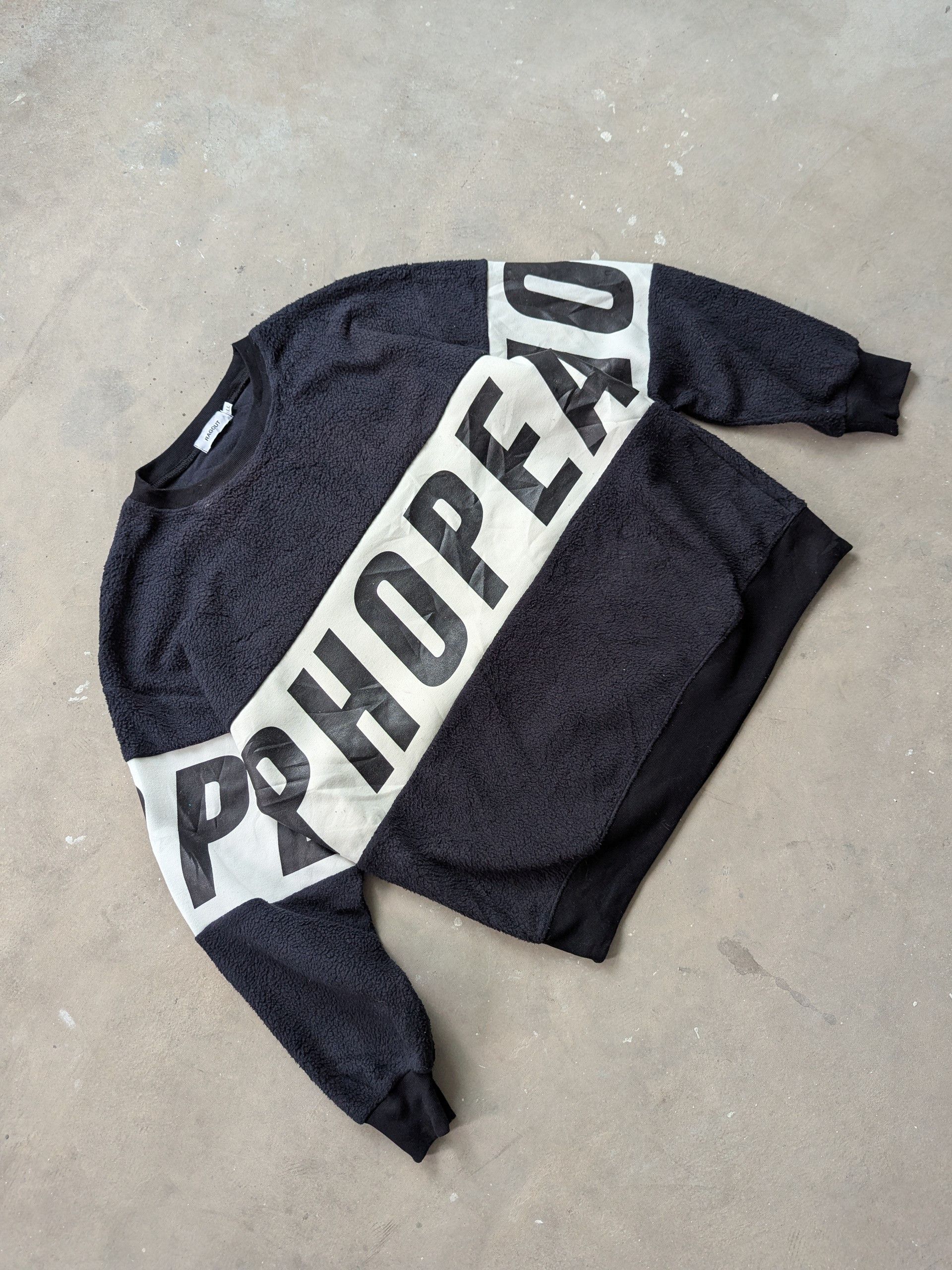 Japanese Brand Ragout Sweatshirt Fleece Spell Out Big Logo Size US L / EU 52-54 / 3 - 3 Thumbnail