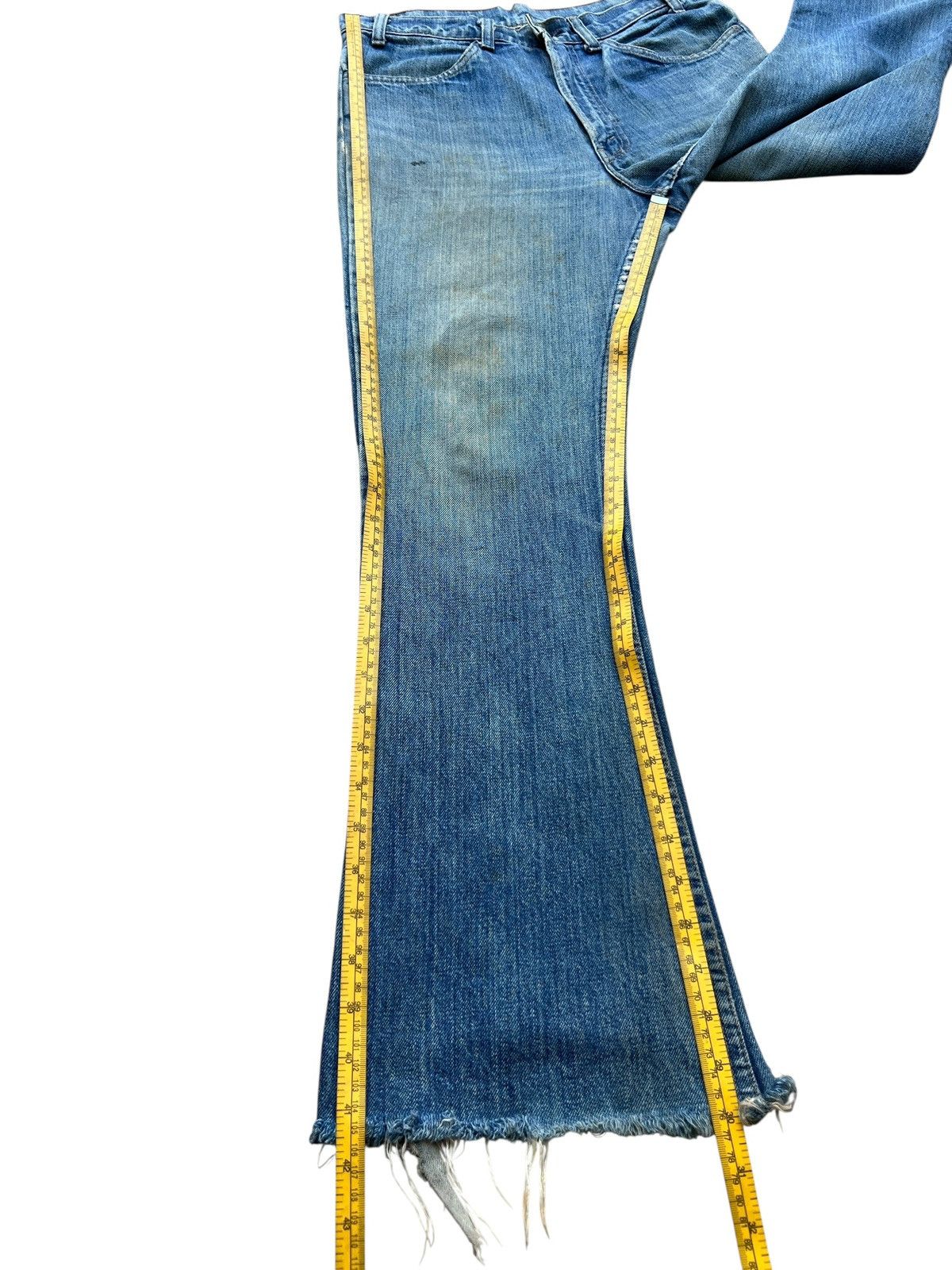 Levi's Vintage 70s Levi’s 646 Orange Bootcut Distressed Denim Jeans Size US 32 / EU 48 - 15 Thumbnail