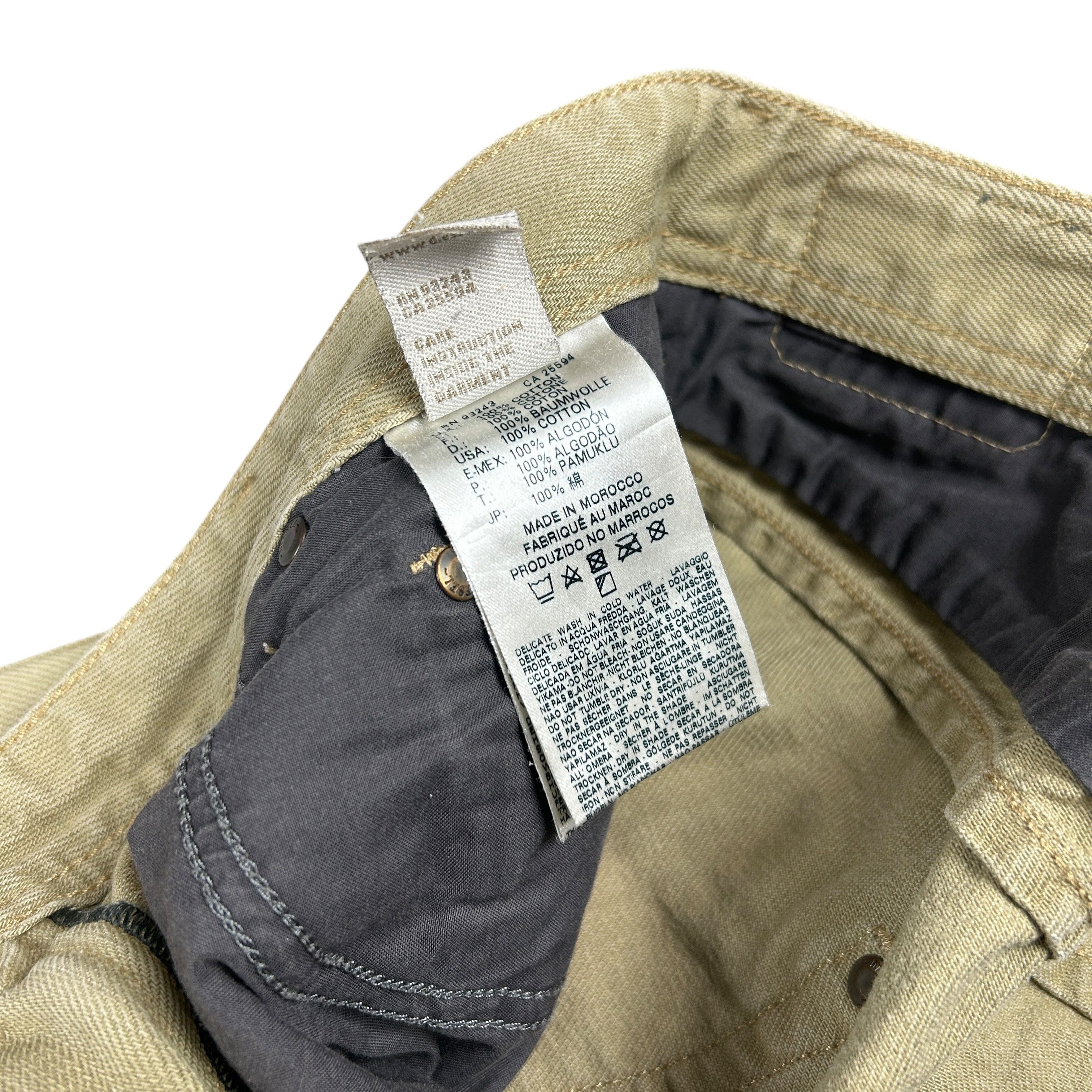 Diesel Diesel Krayver Regular Slim Carrot Beige Denim Men W31L32 Size US 31 - 9 Thumbnail