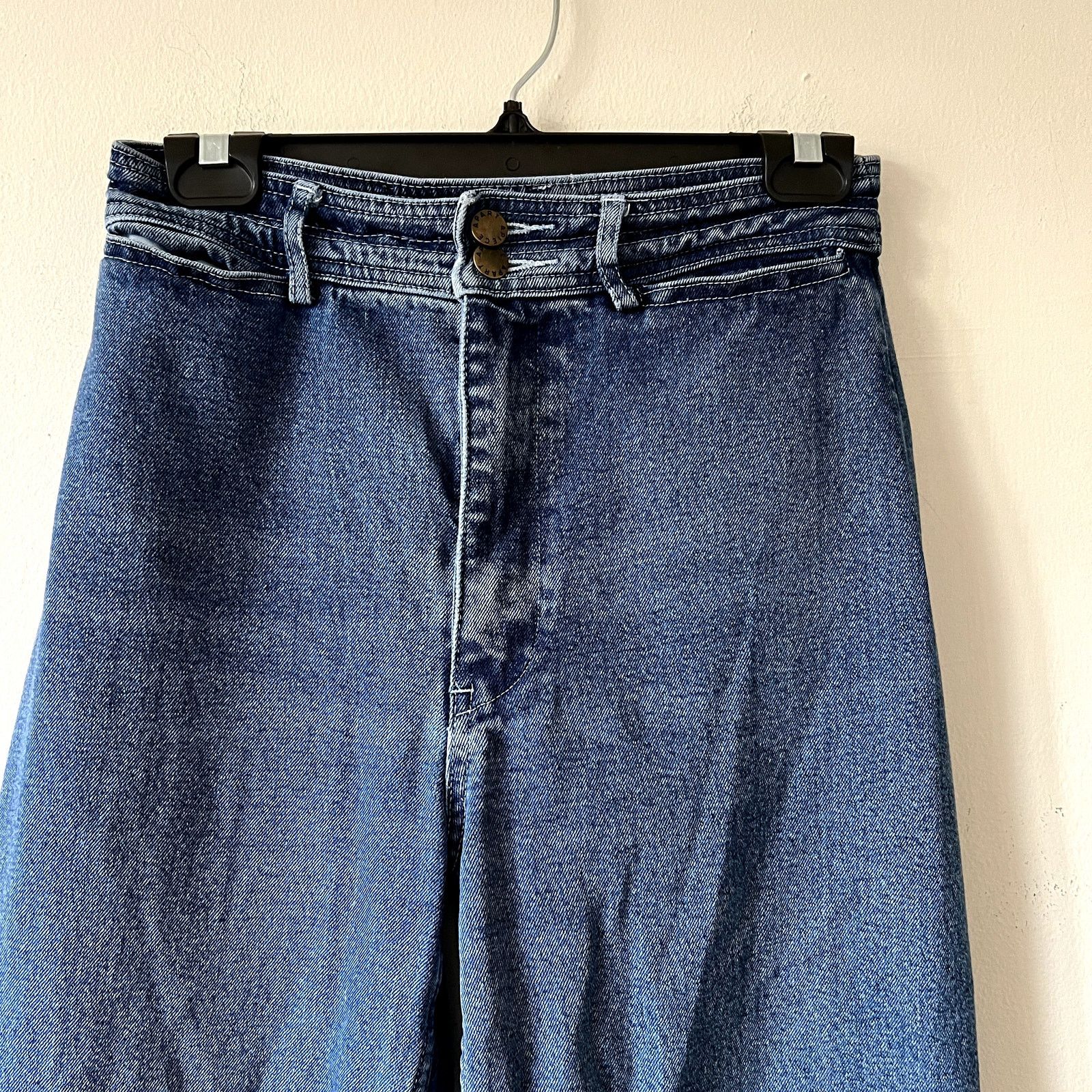 Apiece Apart Apiece Apart Merida Wide Leg Cropped Jeans Blue Denim Size 26" / US 2 / IT 38 - 5 Thumbnail