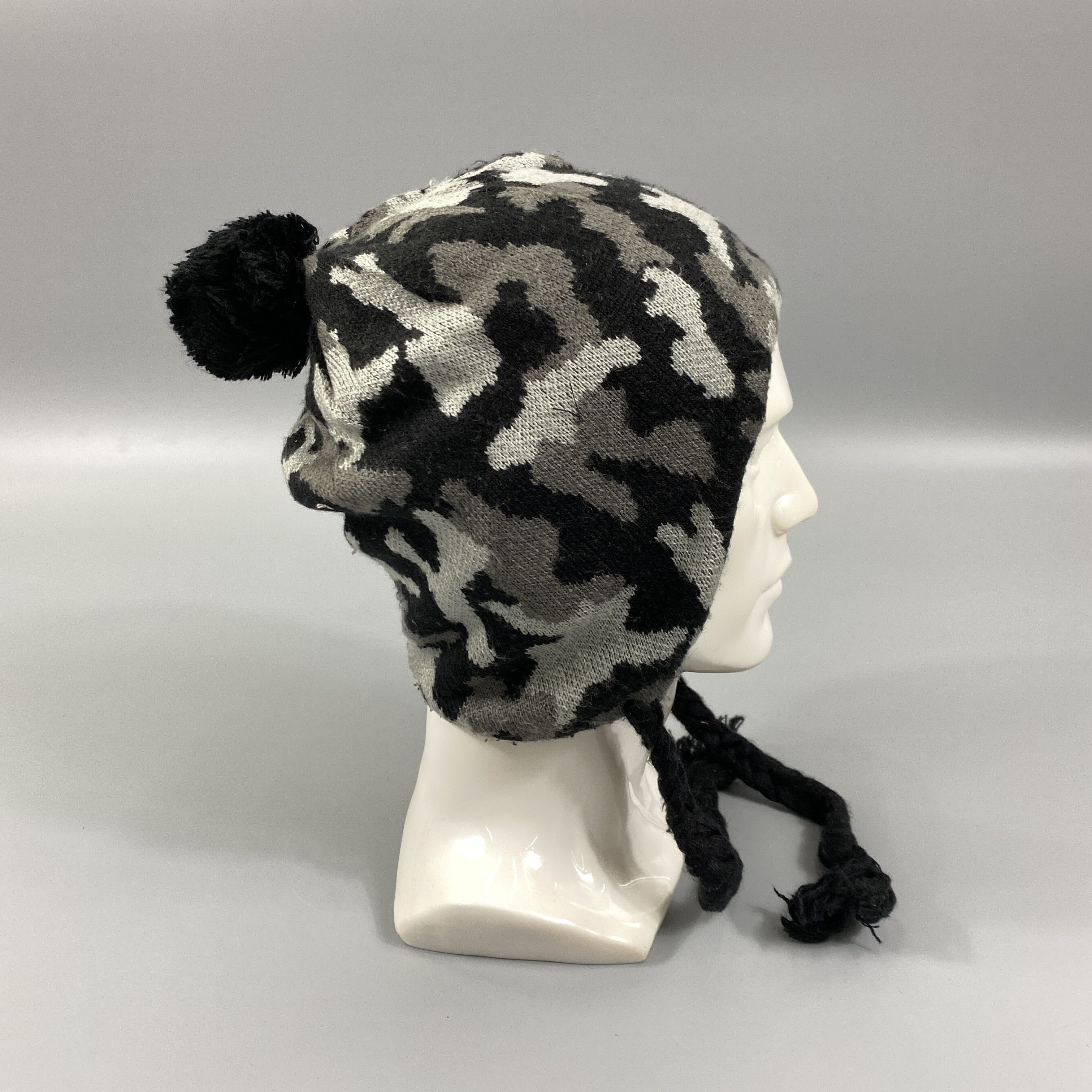 Atomic Atomic Ear Flap Beanie Hats -BN1077 Size ONE SIZE - 2 Thumbnail