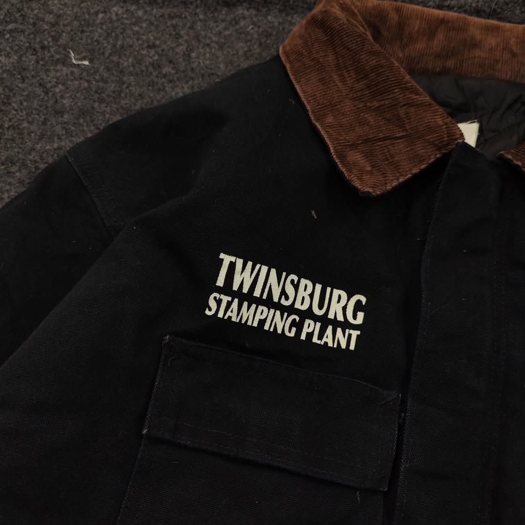 Carhartt × Vintage 90's Carhartt J01 BLK Arctic Denim Jacket Size US L / EU 52-54 / 3 - 6 Thumbnail