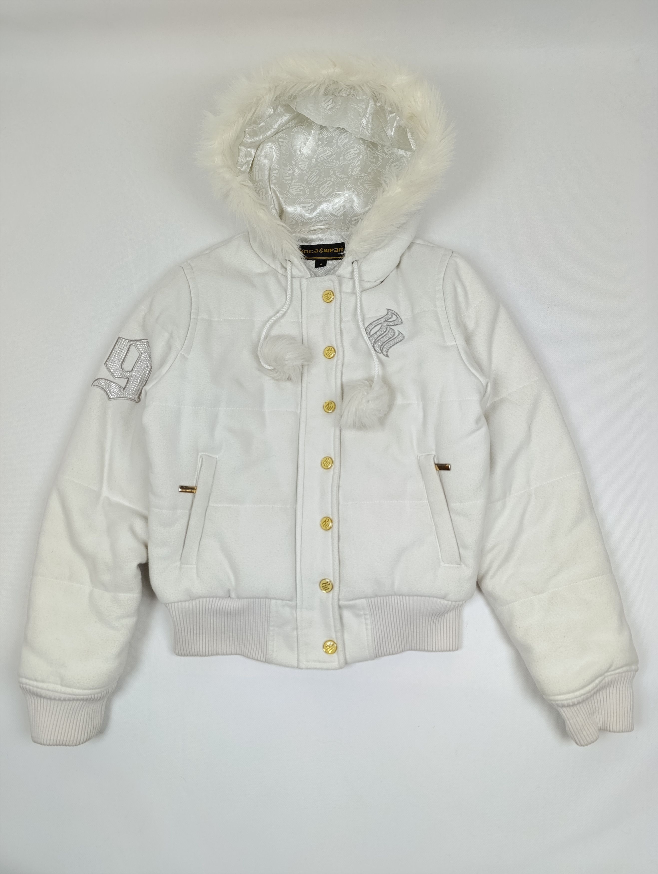 Rocawear ROCAWEAR Y2K VINTAGE WOMENS BOMBER JACKET FAUX FUR Size M / US 6-8 / IT 42-44 - 1 Thumbnail