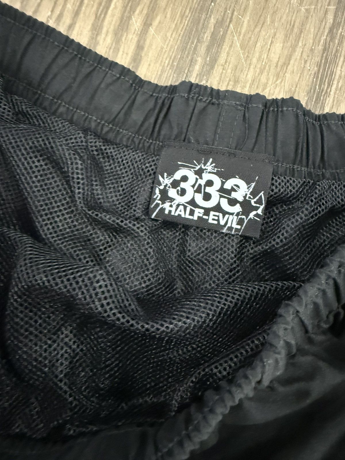 Half Evil ⚡️ Half Evil 333 Embroidered Logo Swim Shorts Size Large ⚡️ Size US 34 / EU 50 - 5 Thumbnail