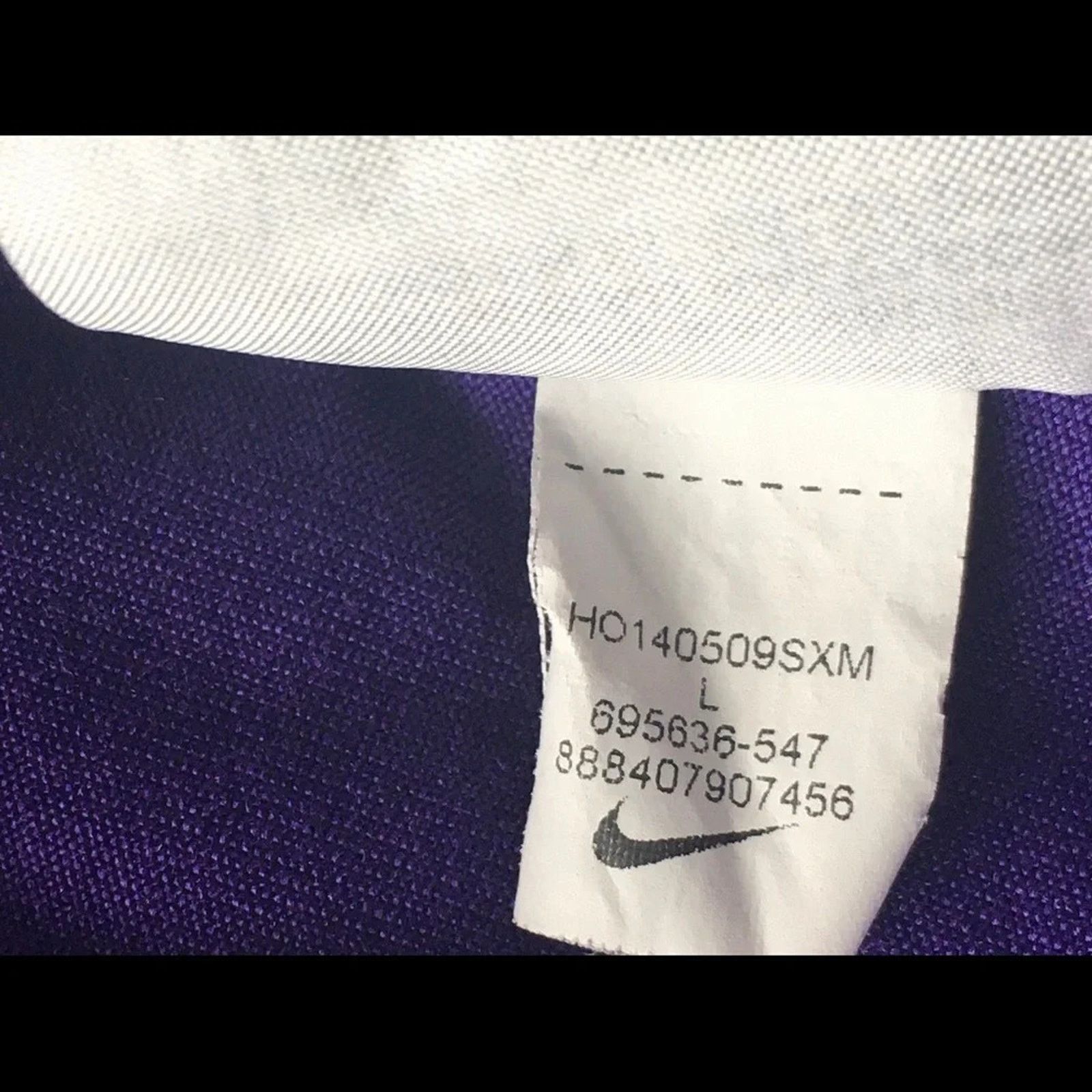 Nike Nike Dri-fit purple shirt with Nike swoosh on the front sz L Size L / US 10 / IT 46 - 4 Thumbnail