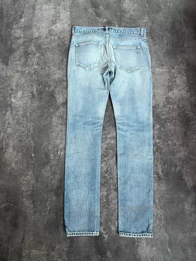 Saint Laurent Paris Saint Laurent Paris Blue Washed Cat Scratch Ripped Patch D Size US 30 / EU 46 - 2 Thumbnail