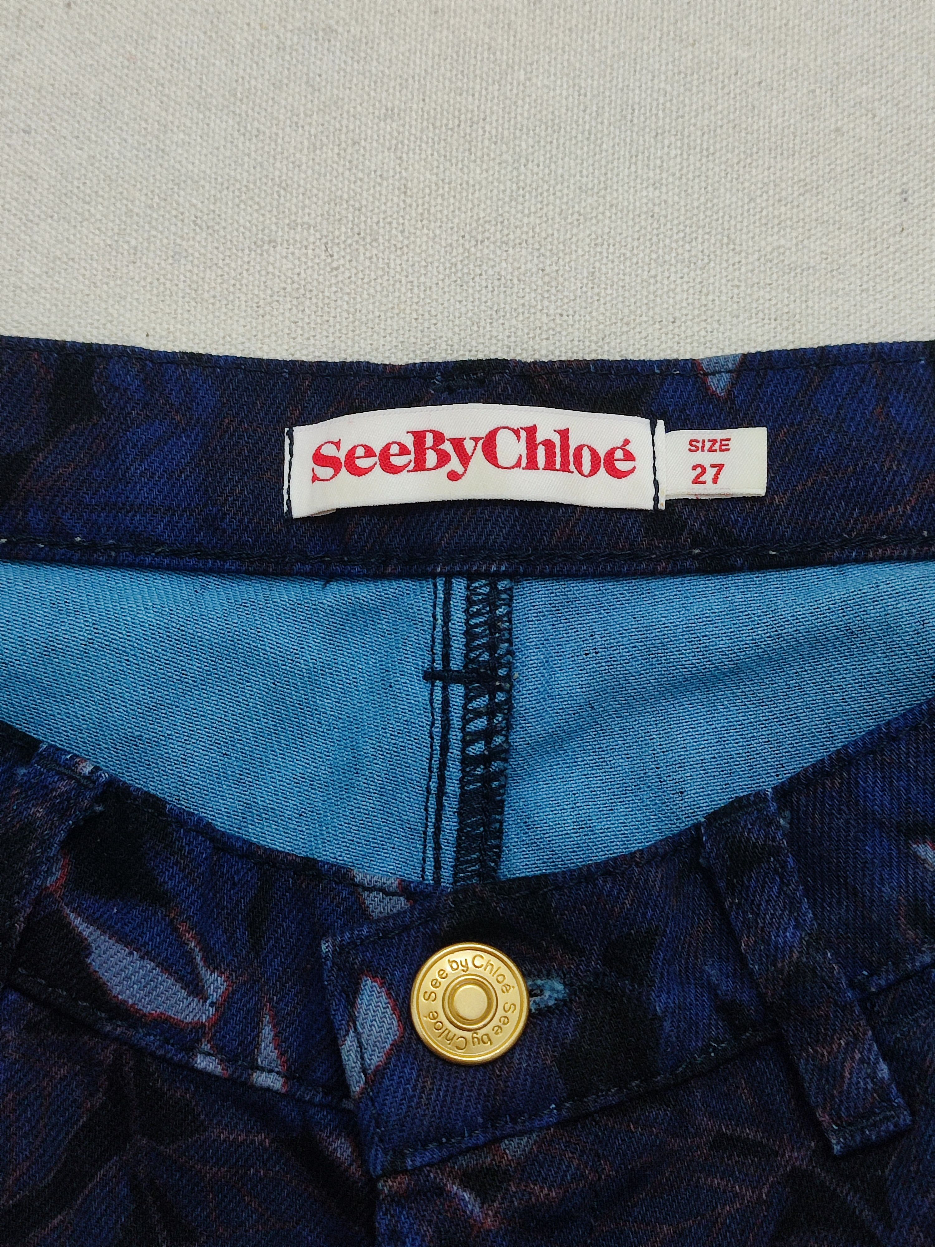 See by Chloe See By Chloe Floral Motif Jeans Size 30" / US 8 / IT 44 - 7 Thumbnail
