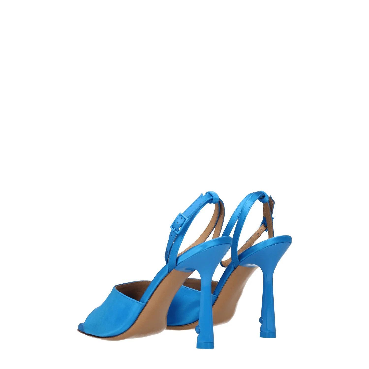 Off-White ob1o1e1124 Satin Sandals in Blue Size US 6 / IT 36 - 4 Thumbnail