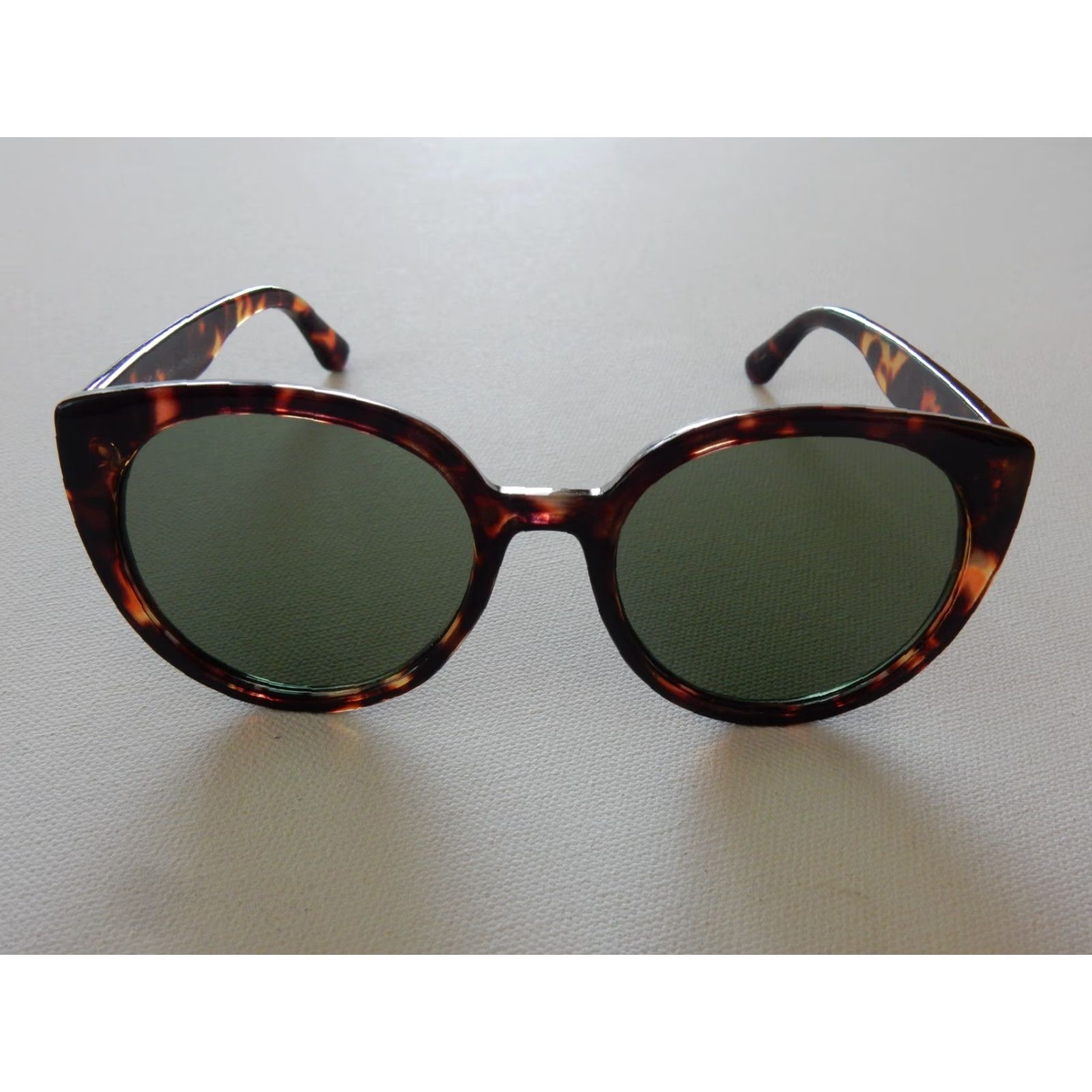 J.Crew VINTAGE J.CREW Sunglasses Women Brown Small Scratch Resistant Accessories Size ONE SIZE - 2 Thumbnail