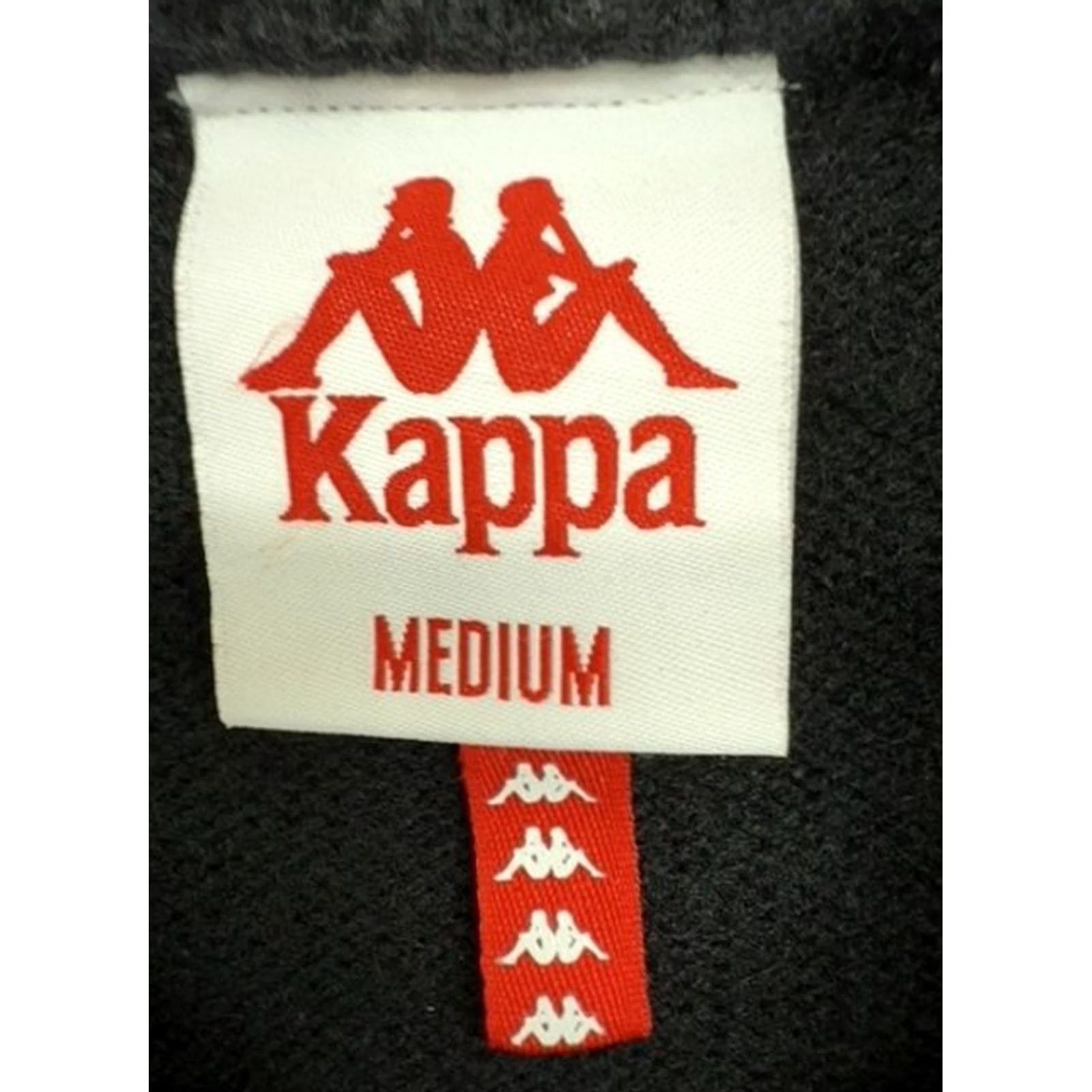 Kappa Kappa Unisex Crewneck Sweater Black Medium Long Sleeve Logo Knit Size US M / EU 48-50 / 2 - 3 Thumbnail