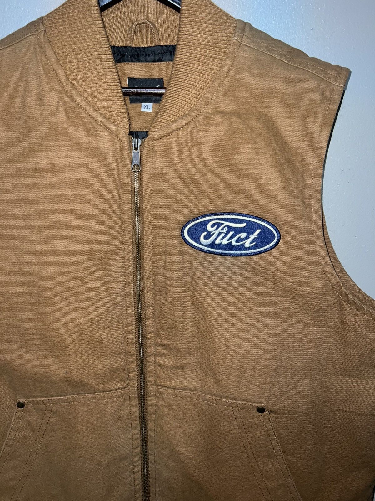 FUCT Fuct ford parody logo duck canvas vest Size US XL / EU 56 / 4 - 2 Thumbnail