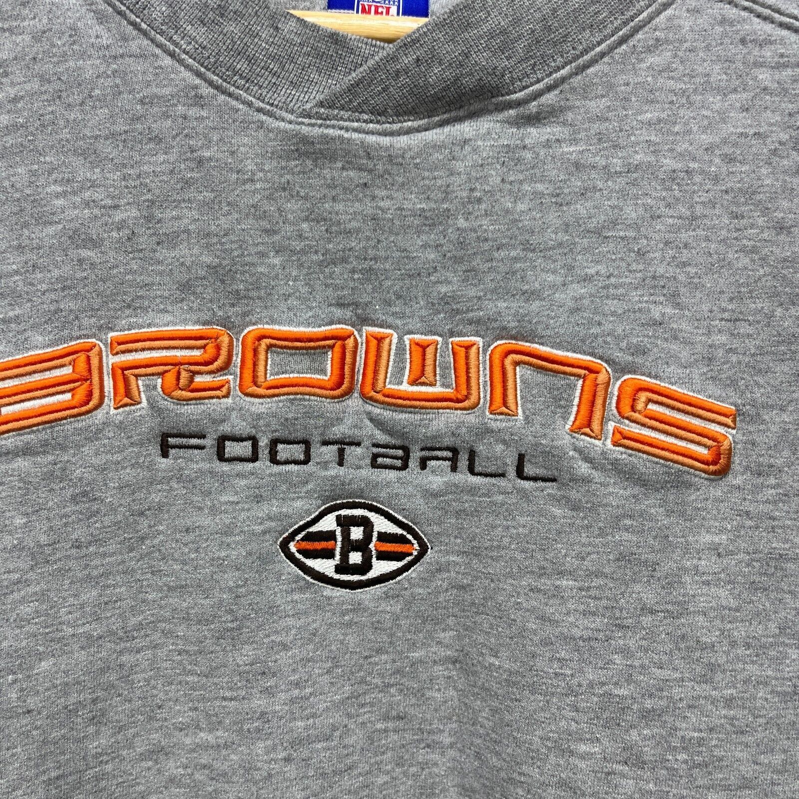 NFL × Vintage Vintage Cleveland Browns NFL Sweatshirt Reebok XL Size US XL / EU 56 / 4 - 3 Thumbnail