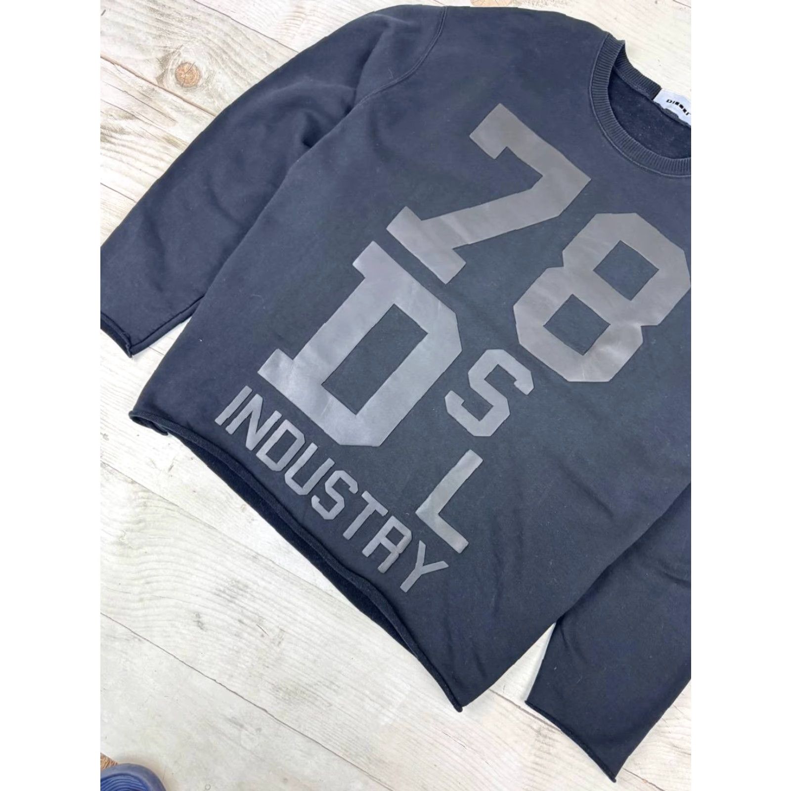Diesel VINTAGE Diesel Sweatshirt Oversized Big Logo Y2K Men Size M Black Size US M / EU 48-50 / 2 - 4 Thumbnail