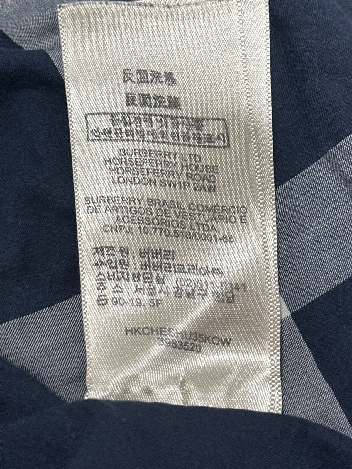 Burberry Burberry Brit mens ButtonUP Size US S / EU 44-46 / 1 - 6 Thumbnail