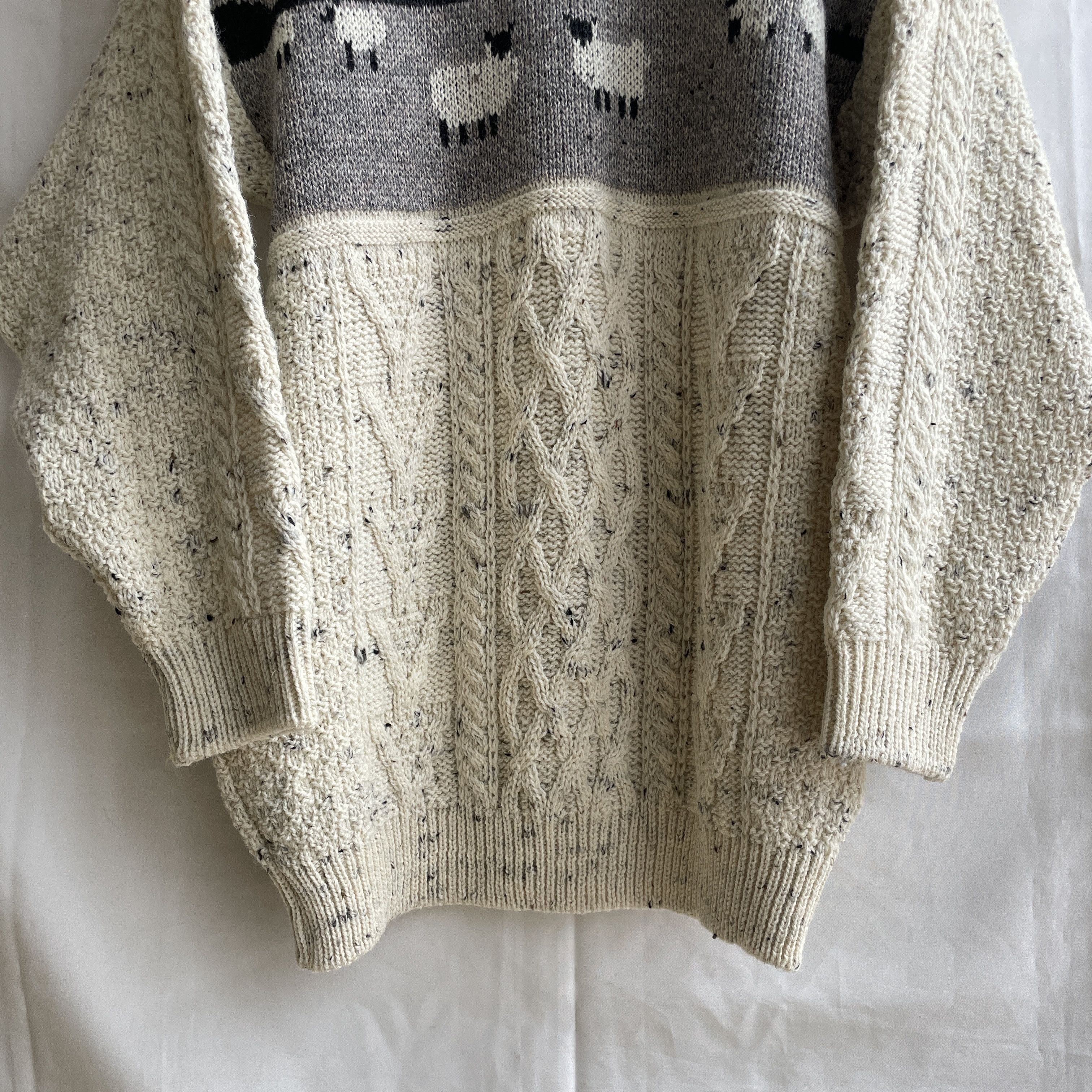 Aran Isles Knitwear Aran Islands Knitwear Sheep Cable Knit Traditional Sweater Size US XL / EU 56 / 4 - 7 Thumbnail