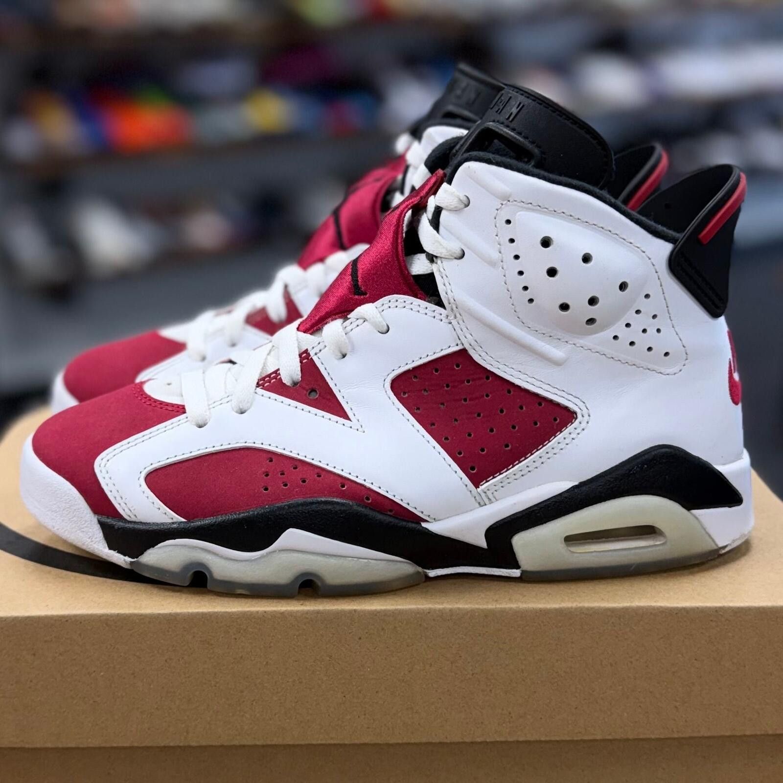 Jordan Brand Jordan 6 Retro Carmine (2021) - Preowned Size US 7 / IT 37 - 3 Thumbnail