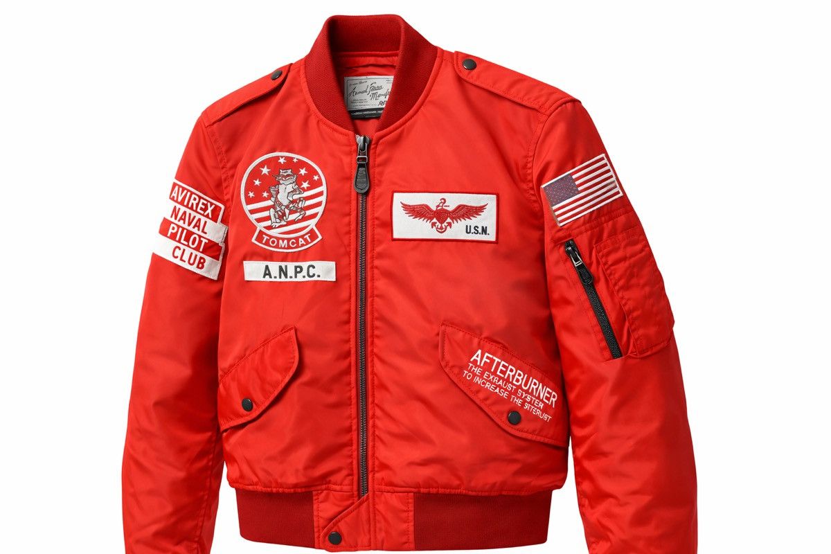 Avirex Avirex Supersonic Flight MA-1 Jacket F14 Tomcat Patch Bomber Size US M / EU 48-50 / 2 - 1 Thumbnail