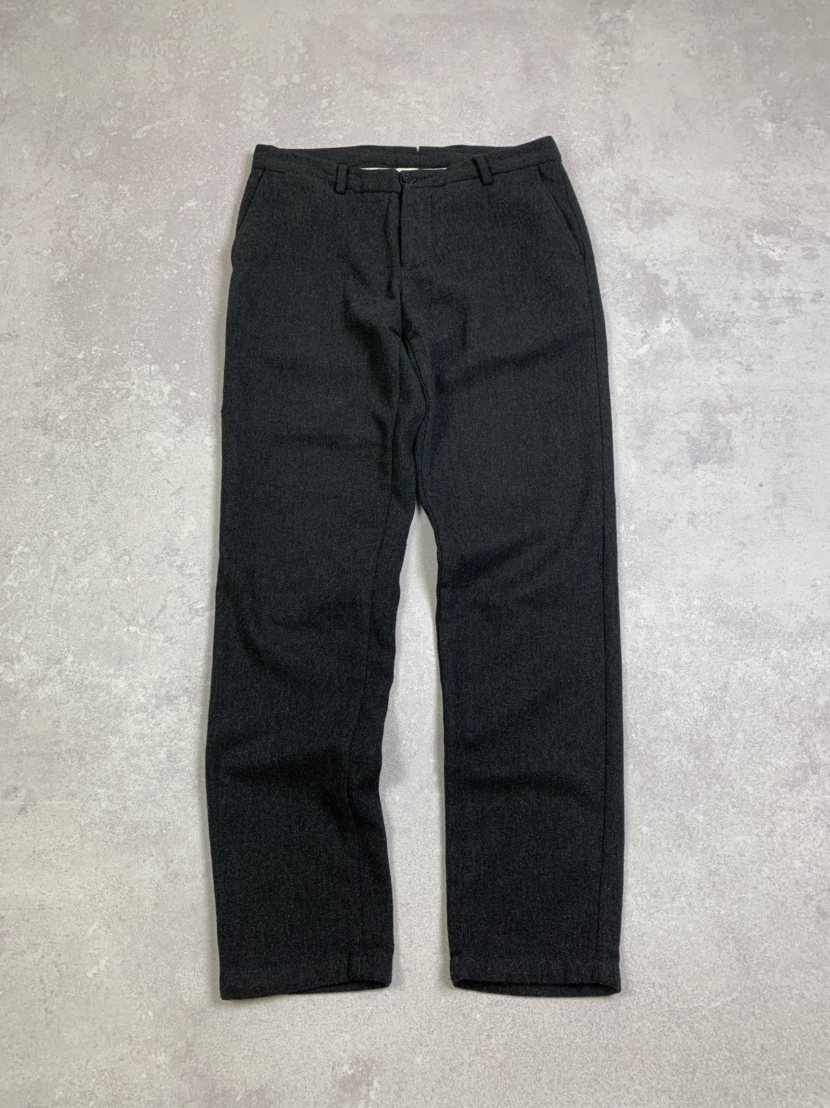 Norse Projects Norse Projects Aros Wool Pants Grey 30 Charcoal Melange Size US 30 / EU 46 - 2 Thumbnail