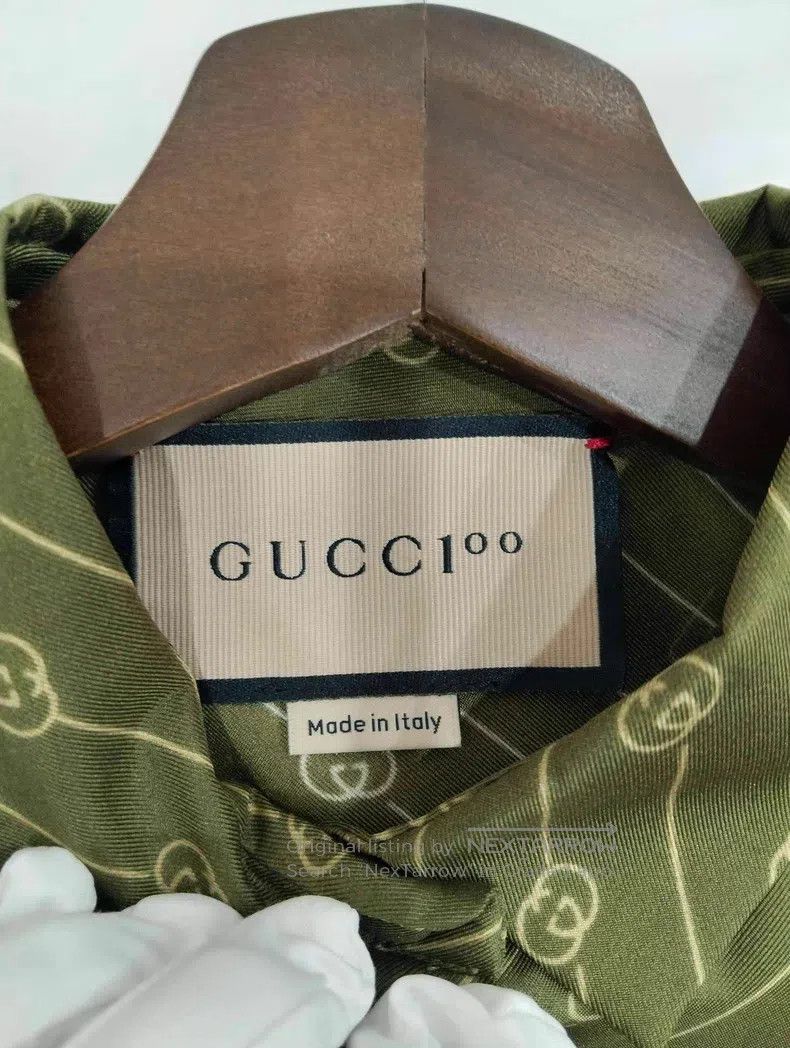 Gucci Gucci 100 Special Series Full Print Long-sleeved Shirt Size XS / US 0-2 / IT 36-38 - 4 Thumbnail