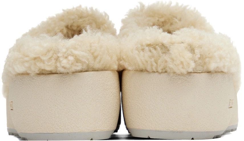 Bally o1y1224 Padded Shearling Slippers in White Size US 8 / EU 41 - 4 Thumbnail