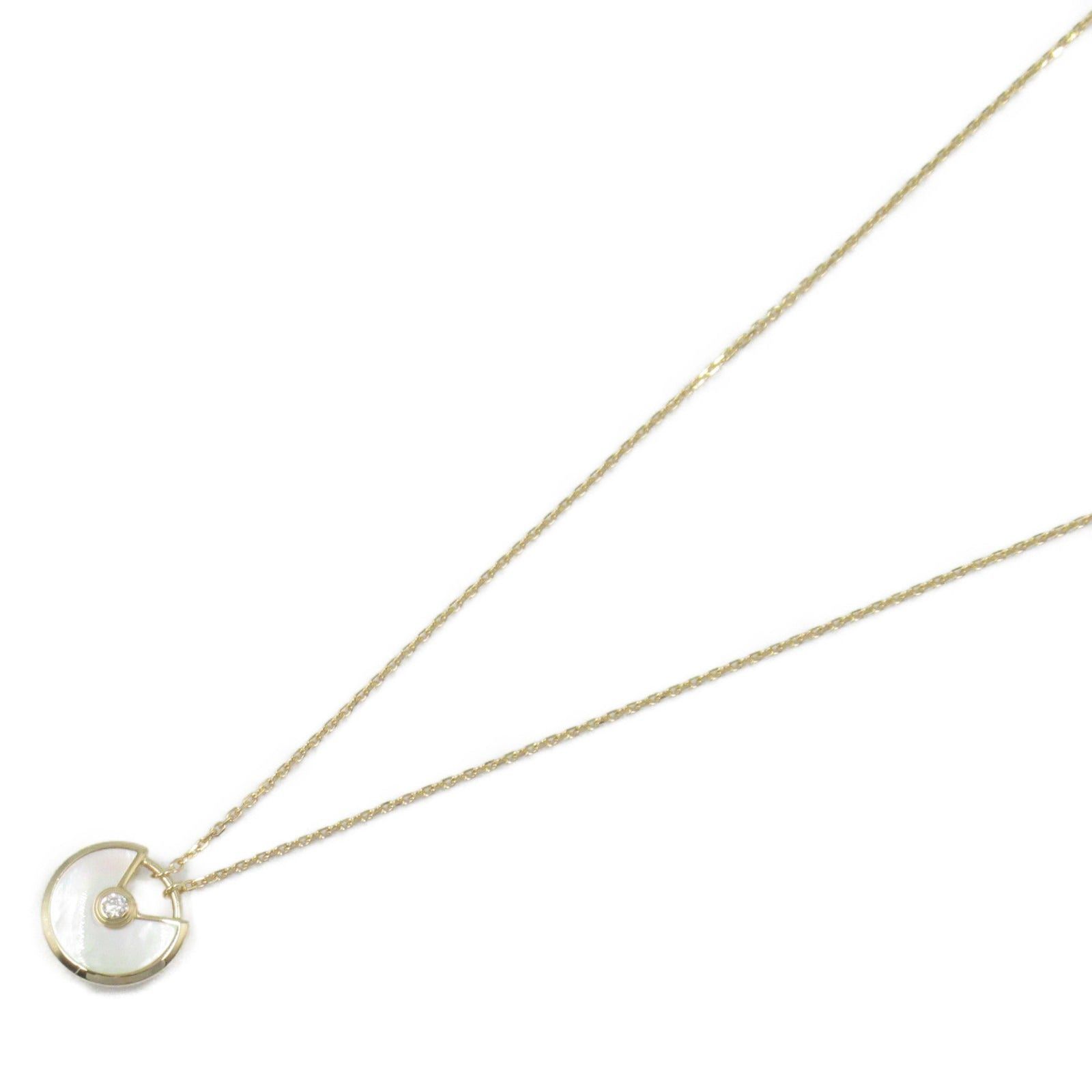 Cartier Cartier Amulet Necklace Mother Of Pearl K18 (Yellow Gold) Diamond Clear White Size ONE SIZE - 1 Thumbnail